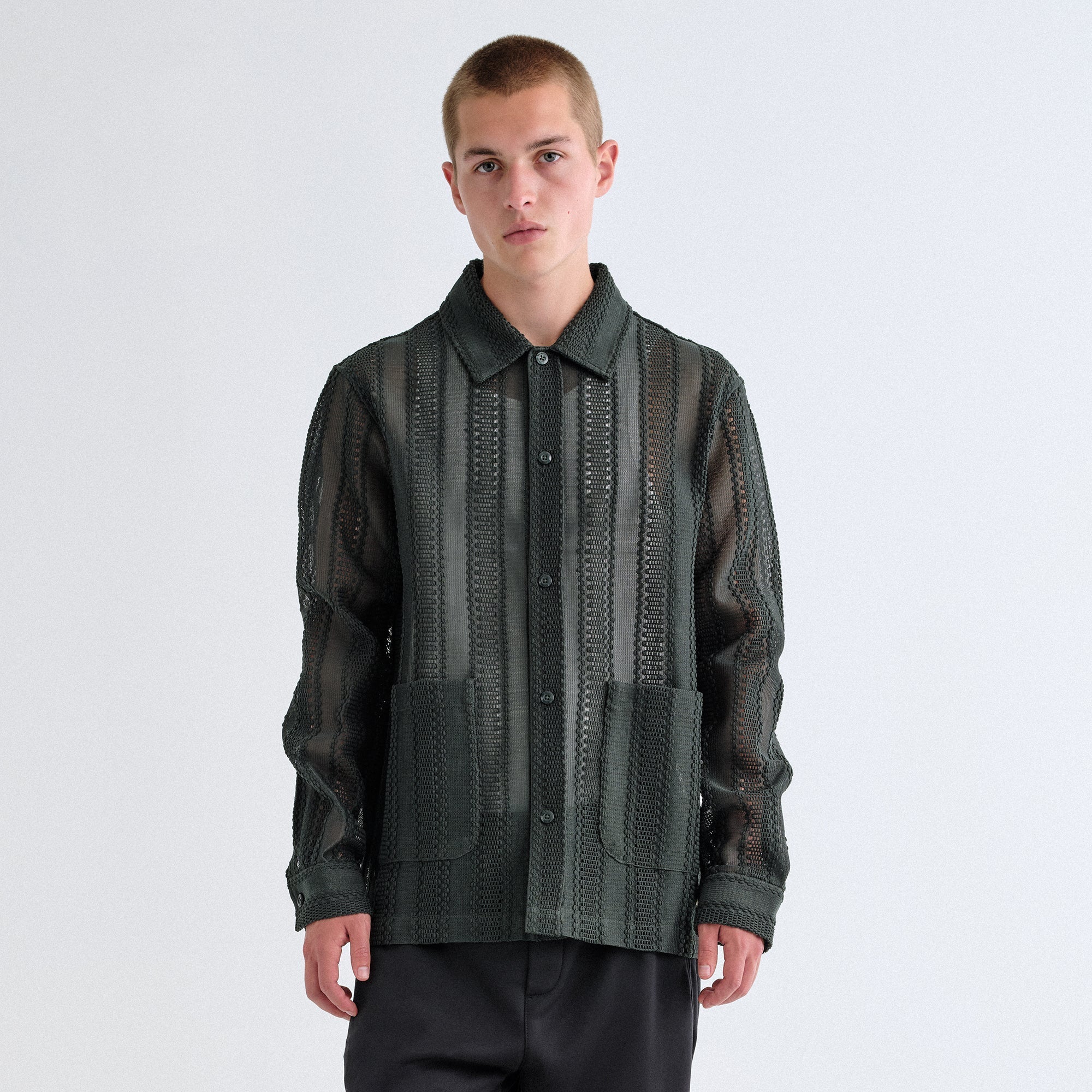 Kith Chenille Tweed Apollo Shirt - Machine – Kith Europe