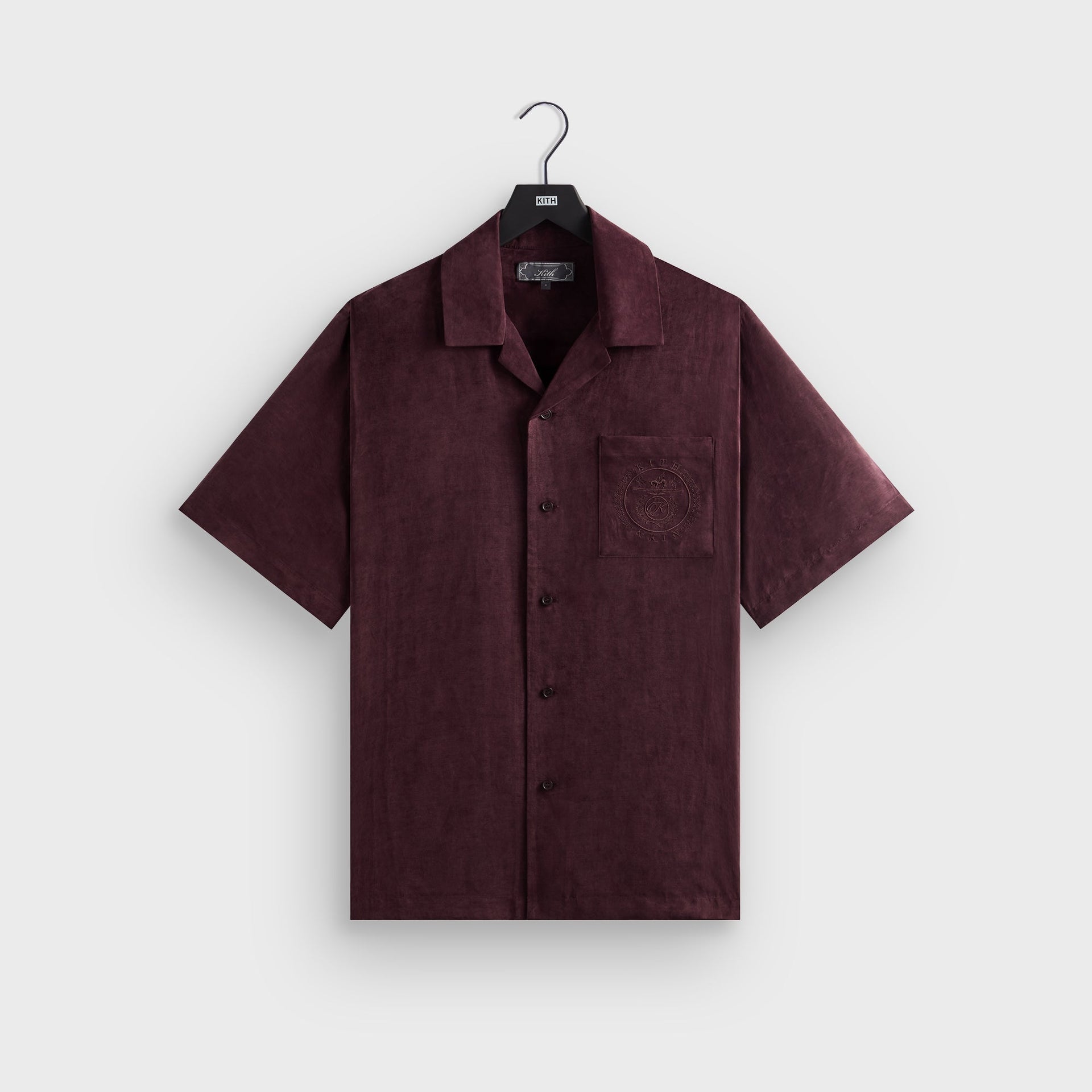 Kith Adonis Camp Collar Shirt - Rich PH
