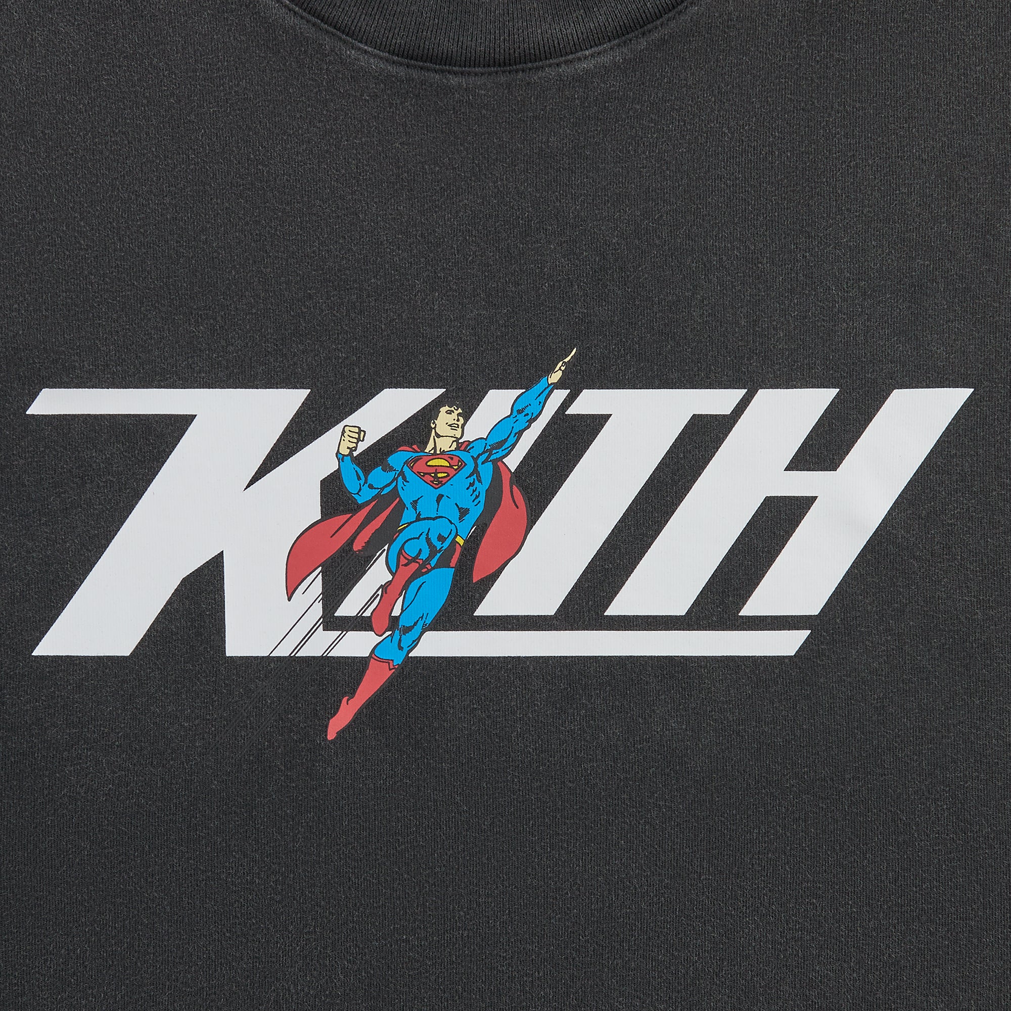 Superman | Kith Flight Vintage Tee - Black – Kith Europe