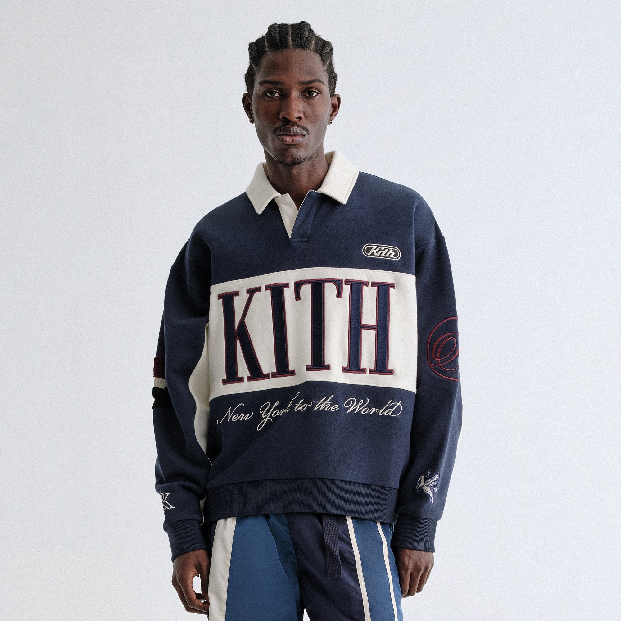 Kith Nelson Panelled Rugby - Nocturnal – Kith Europe