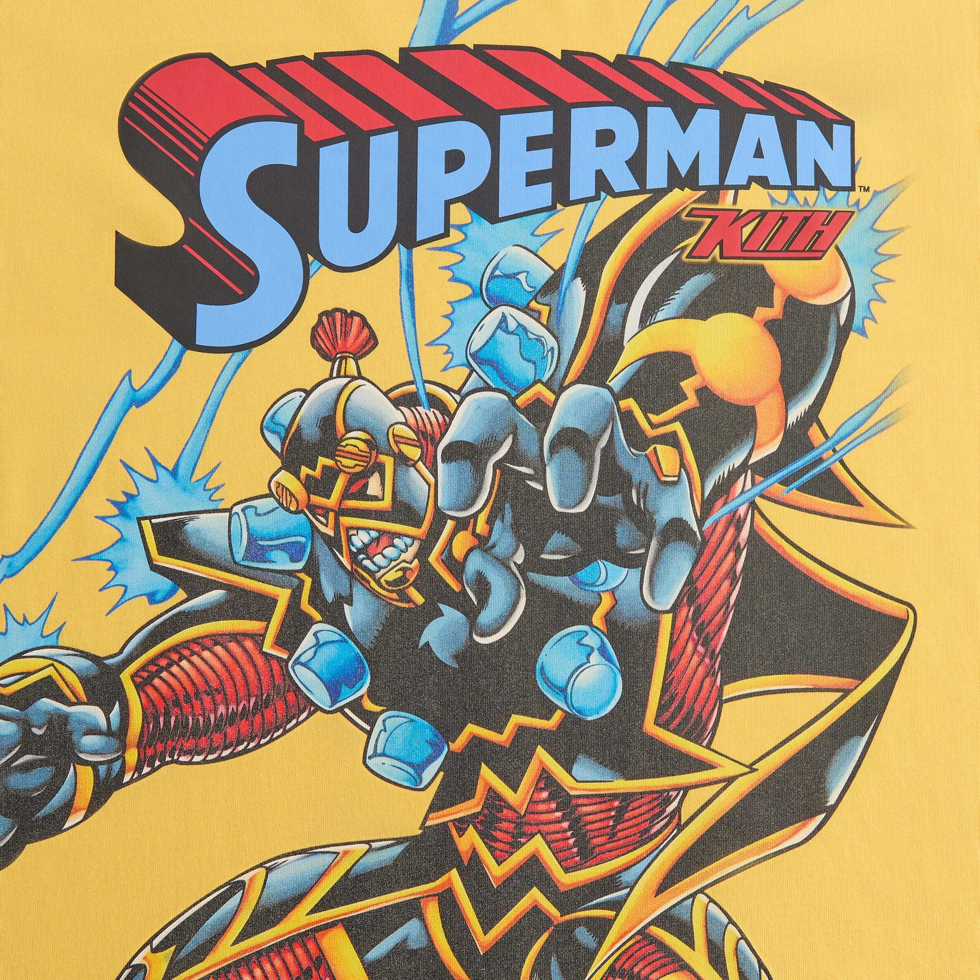 トップス Kith Superman Lightning Vintage Tee L Kith Superman Lightning Vintage Tee - メルカリ