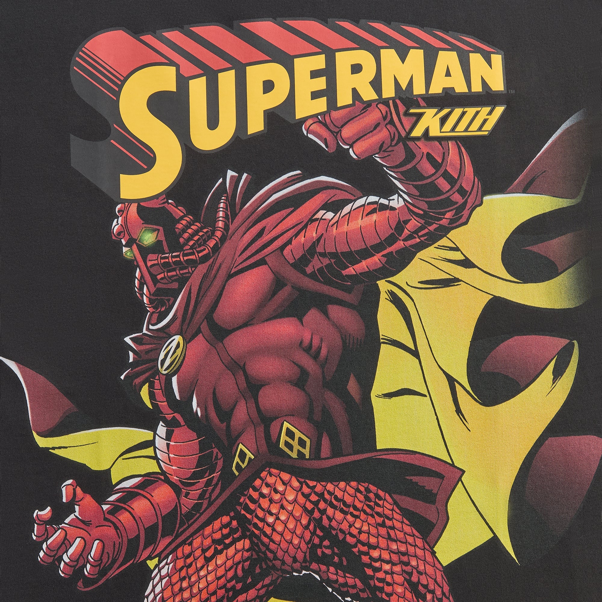 ★25SS★Superman X Kith Doomsday Tee Kith x Superman Doomsday Tee Pyrite Men's - SS25 - US