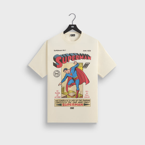 Kith x Superman Flight Vintage Tee Black Men's - SS25 - US