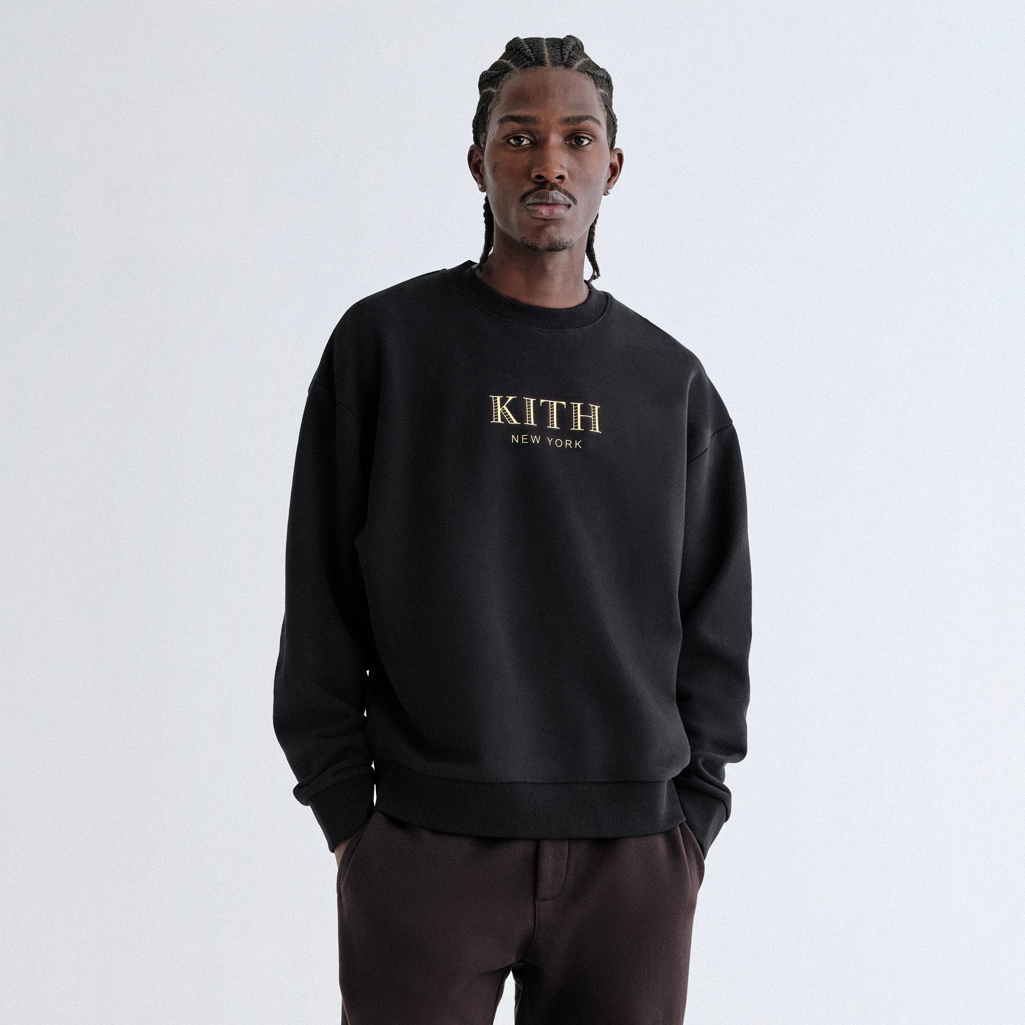 トップス Kith Combo Knit Crewneck Black Kith Combo Knit Crewneck Cinder KH2393 Size XL Pullover Sweater | eBay
