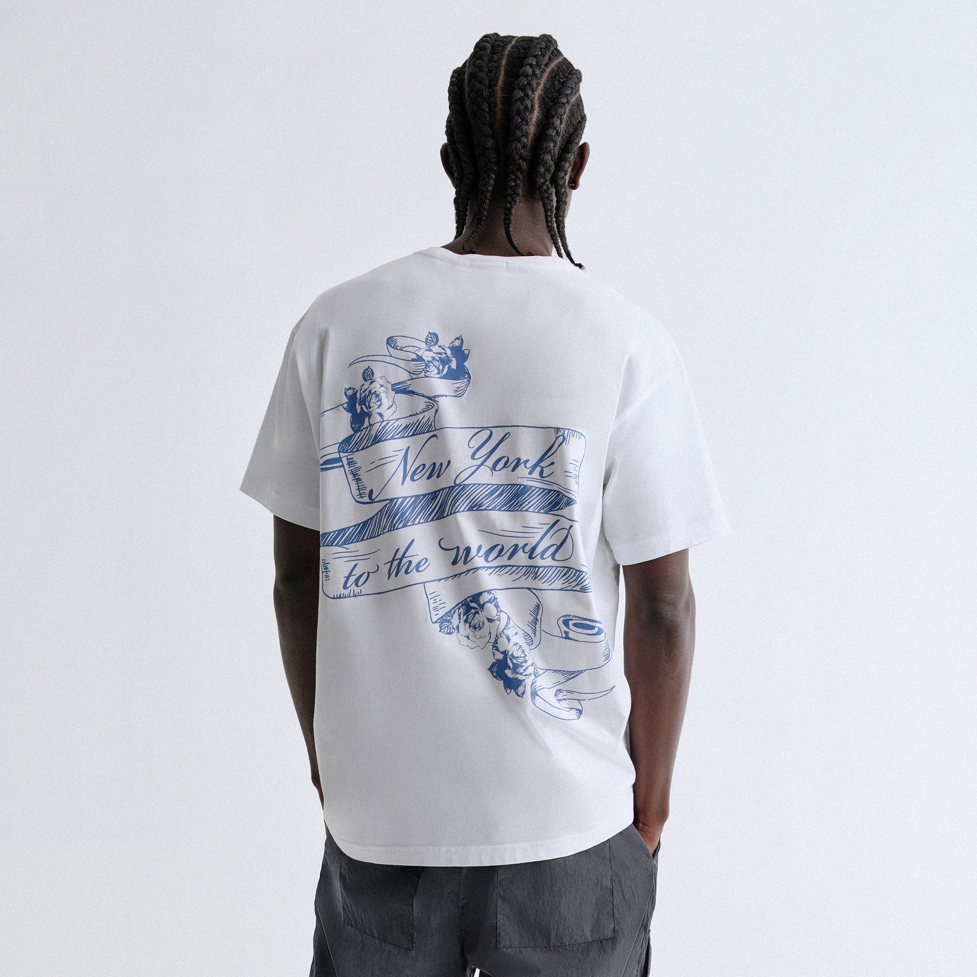 Kith & Kin Ribbon Tee - White – Kith Europe