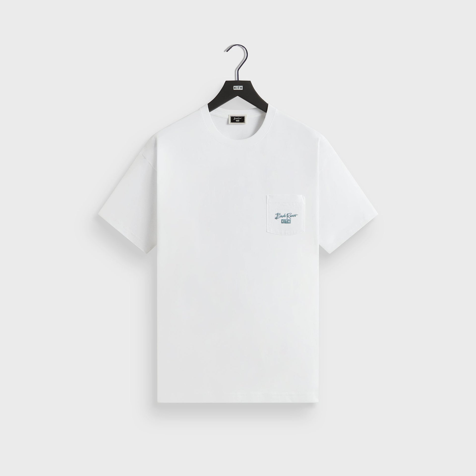 Kith for Bob Ross Artist Bio Vintage Pocket Tee - White