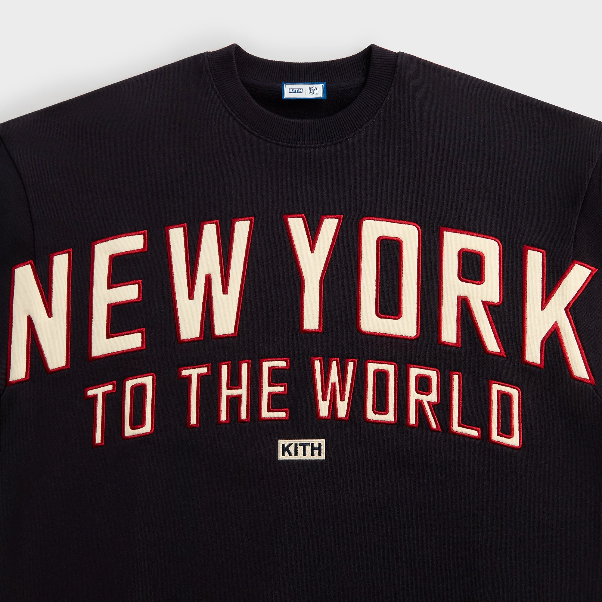 Kith for the NFL New York Giants Victory Vintage Nelson Crewneck