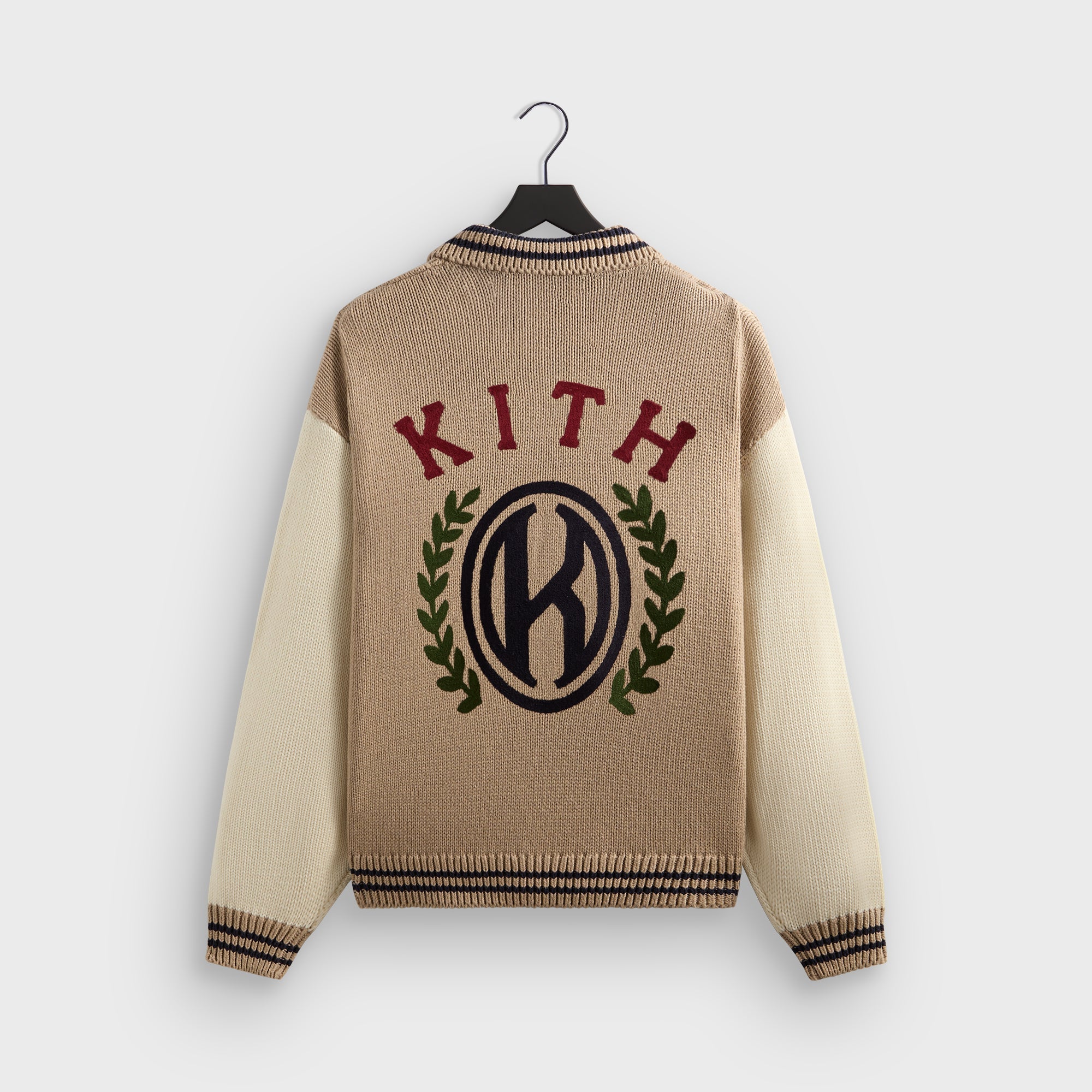 Kith Nelson Rugby Sweater - Canvas Heather – Kith Europe