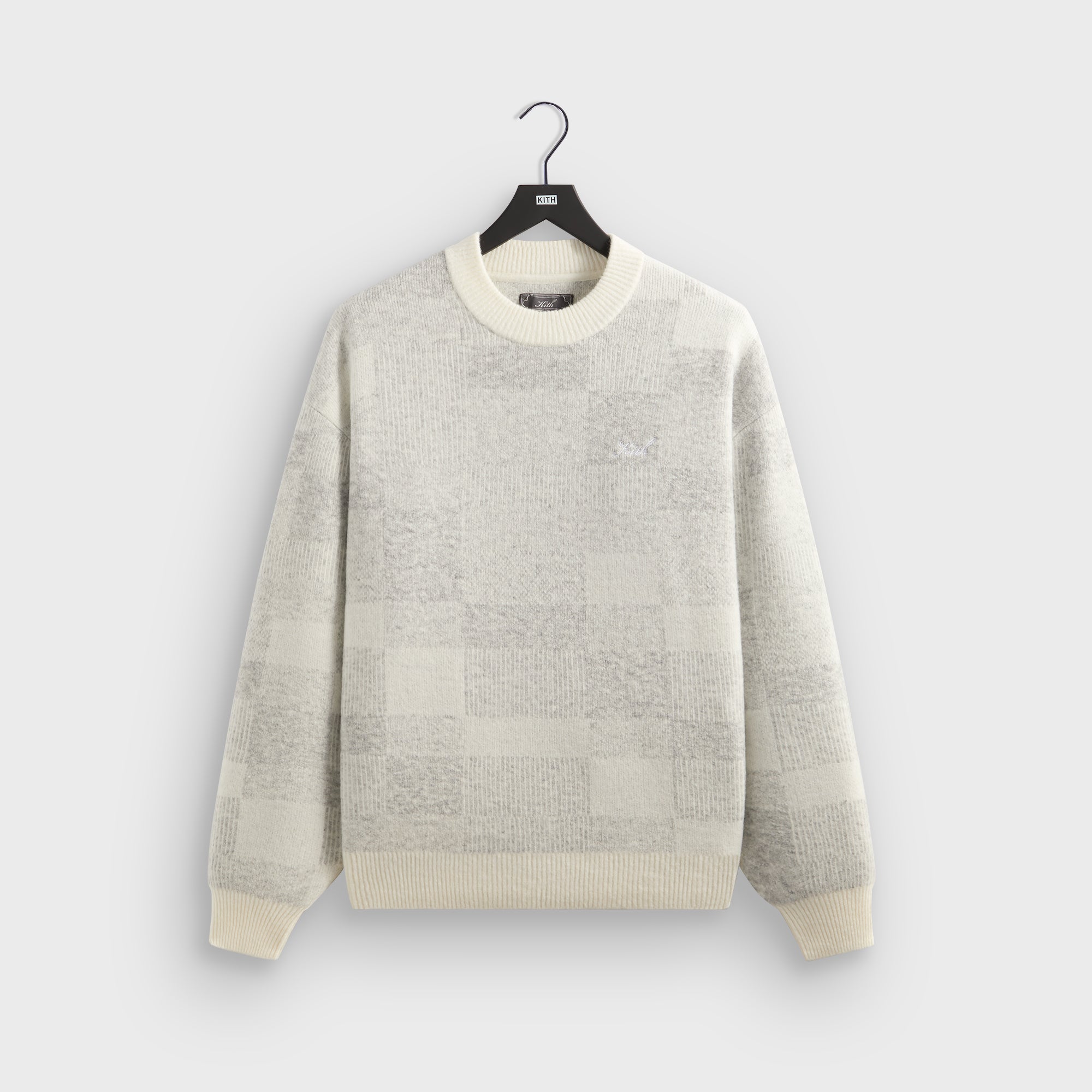 Kith Lewis Check Sweater - Sandrift – Kith Europe