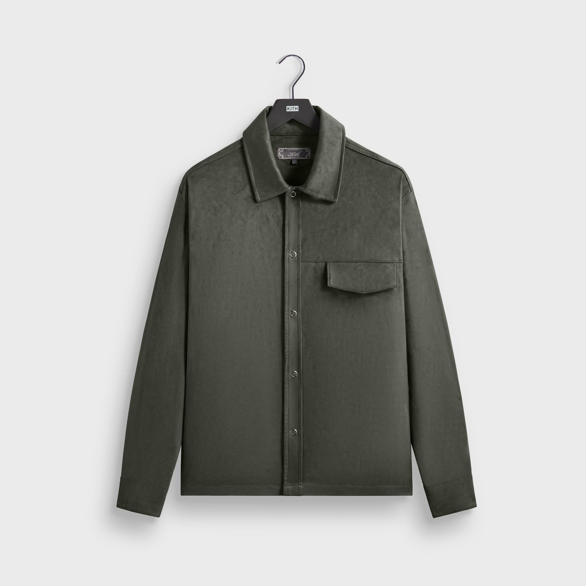 Kith Montague Microsuede Shirt - Cypress - PH