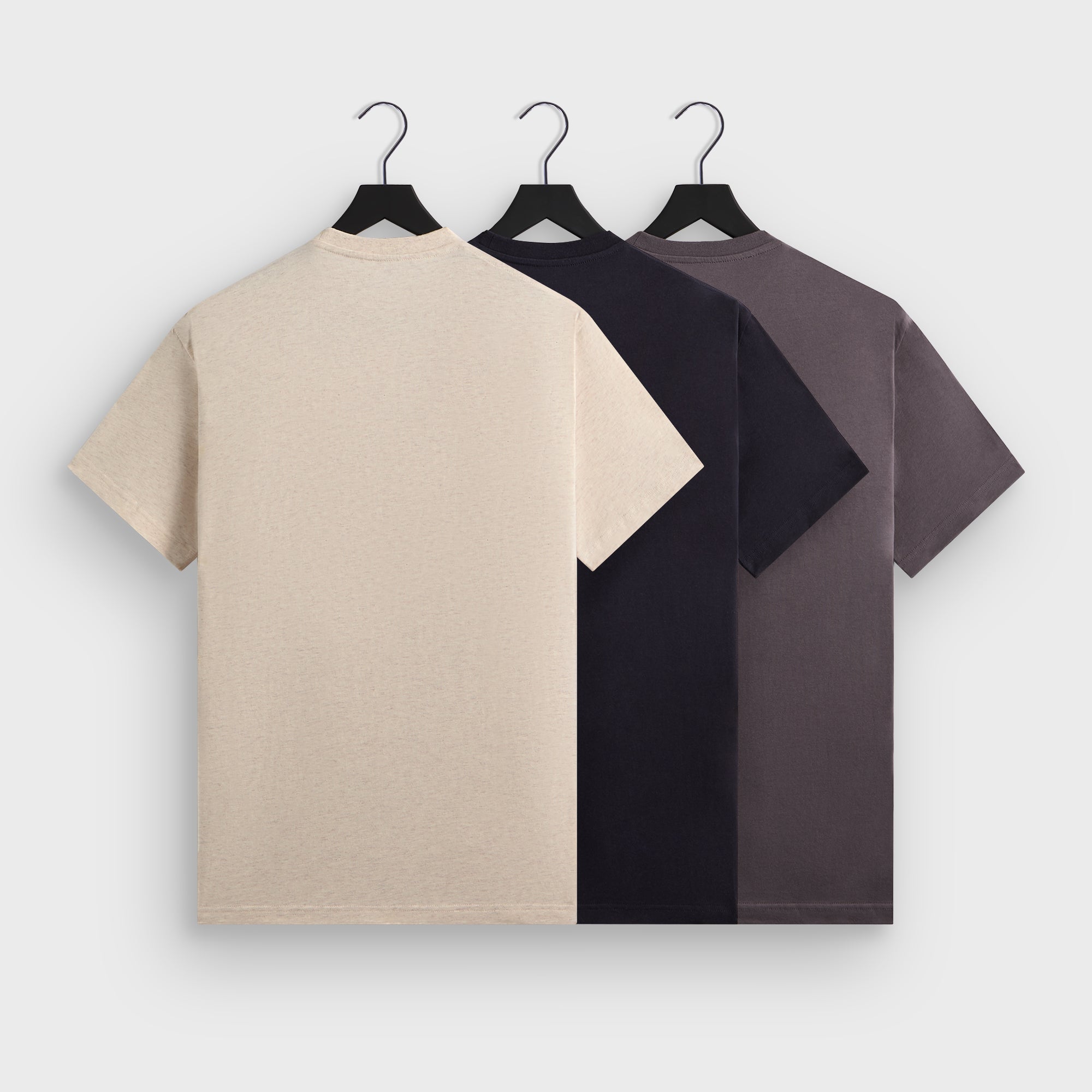 Kith ベージュTシャツと黒ショーツセット M Kith 3-Pack Undershirt - Multi – Kith Europe