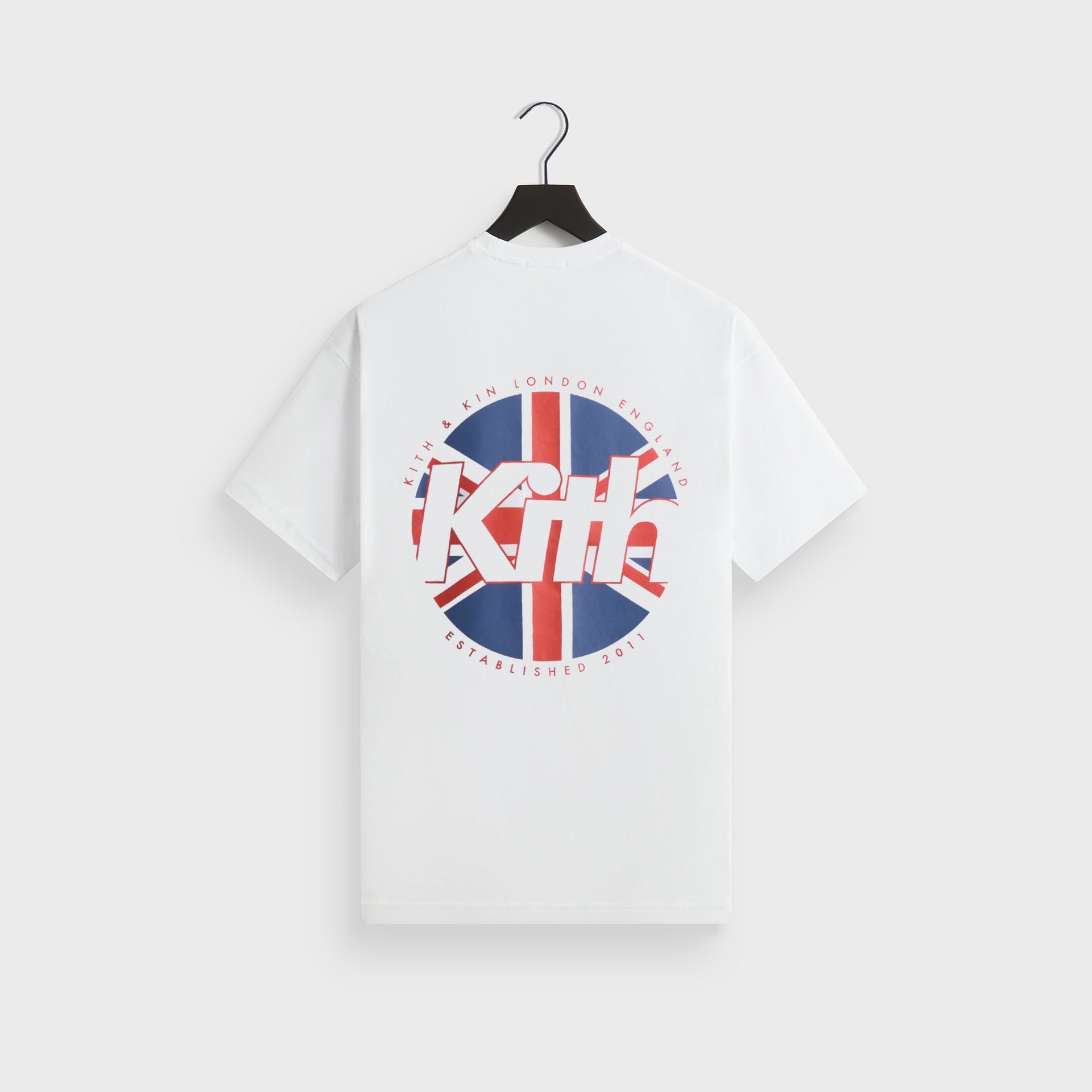 Kith Union Jack Shield Vintage Tee - White - PH