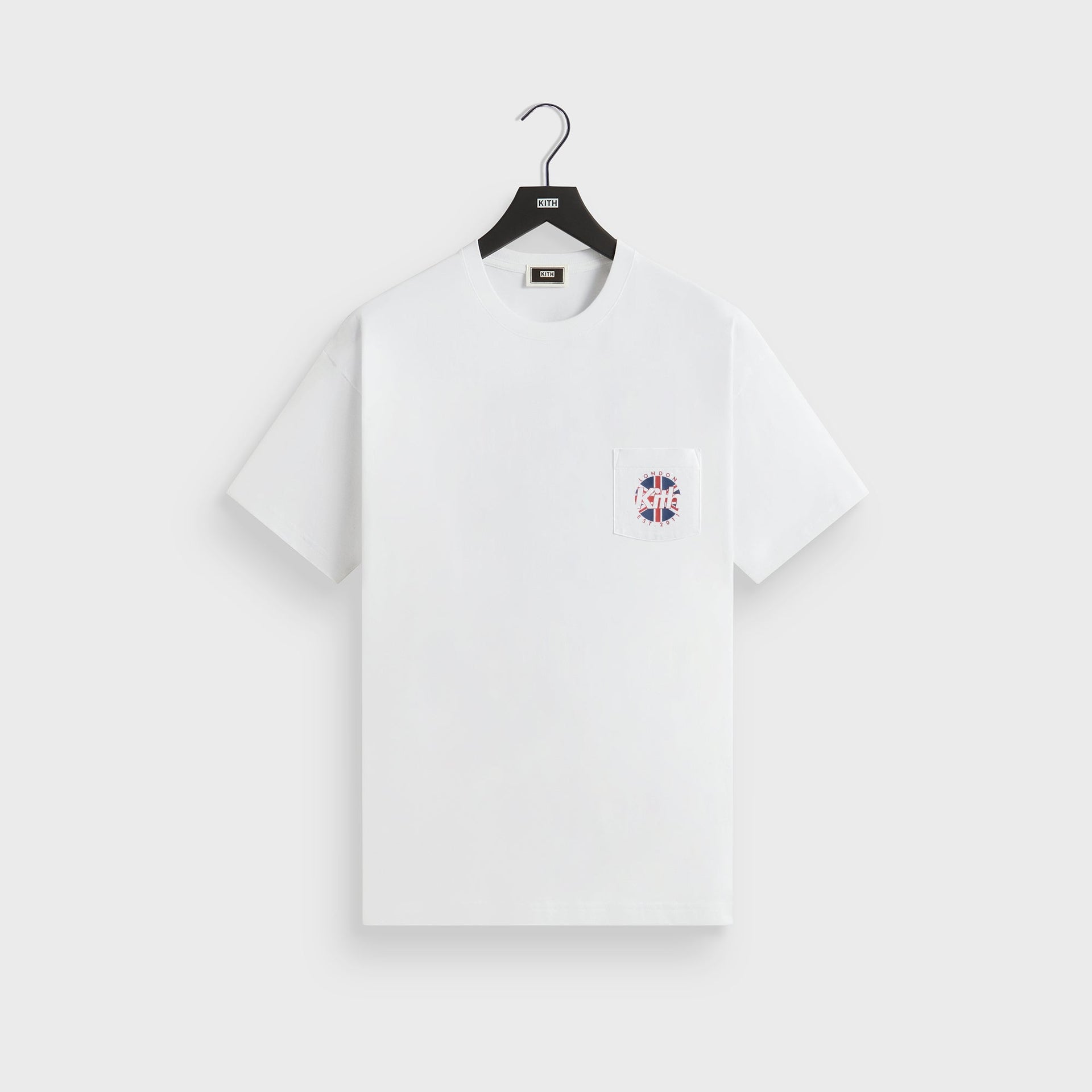 Kith Union Jack Shield Vintage Tee - White - PH
