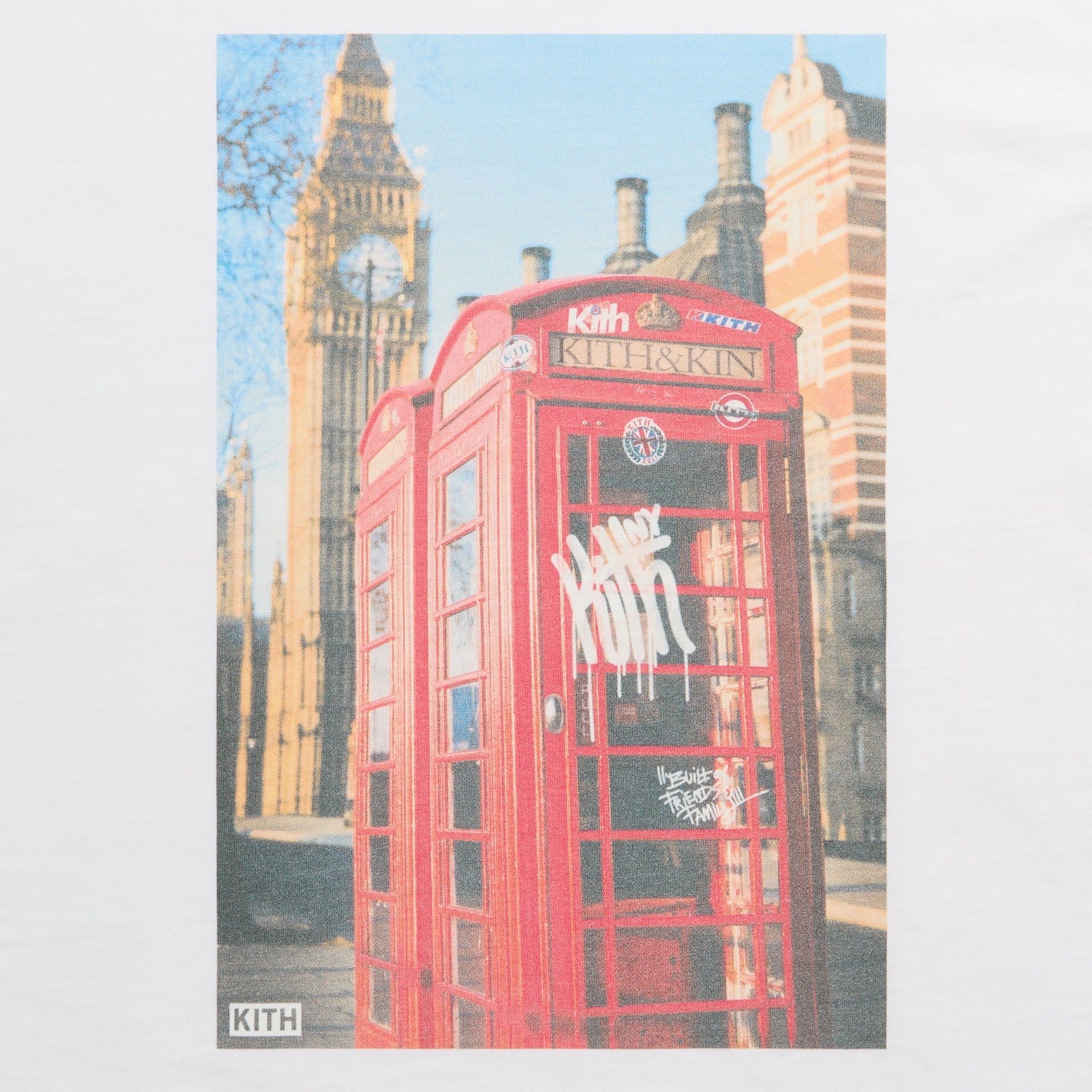 Kith London Graffiti Booth Tee - White - PH