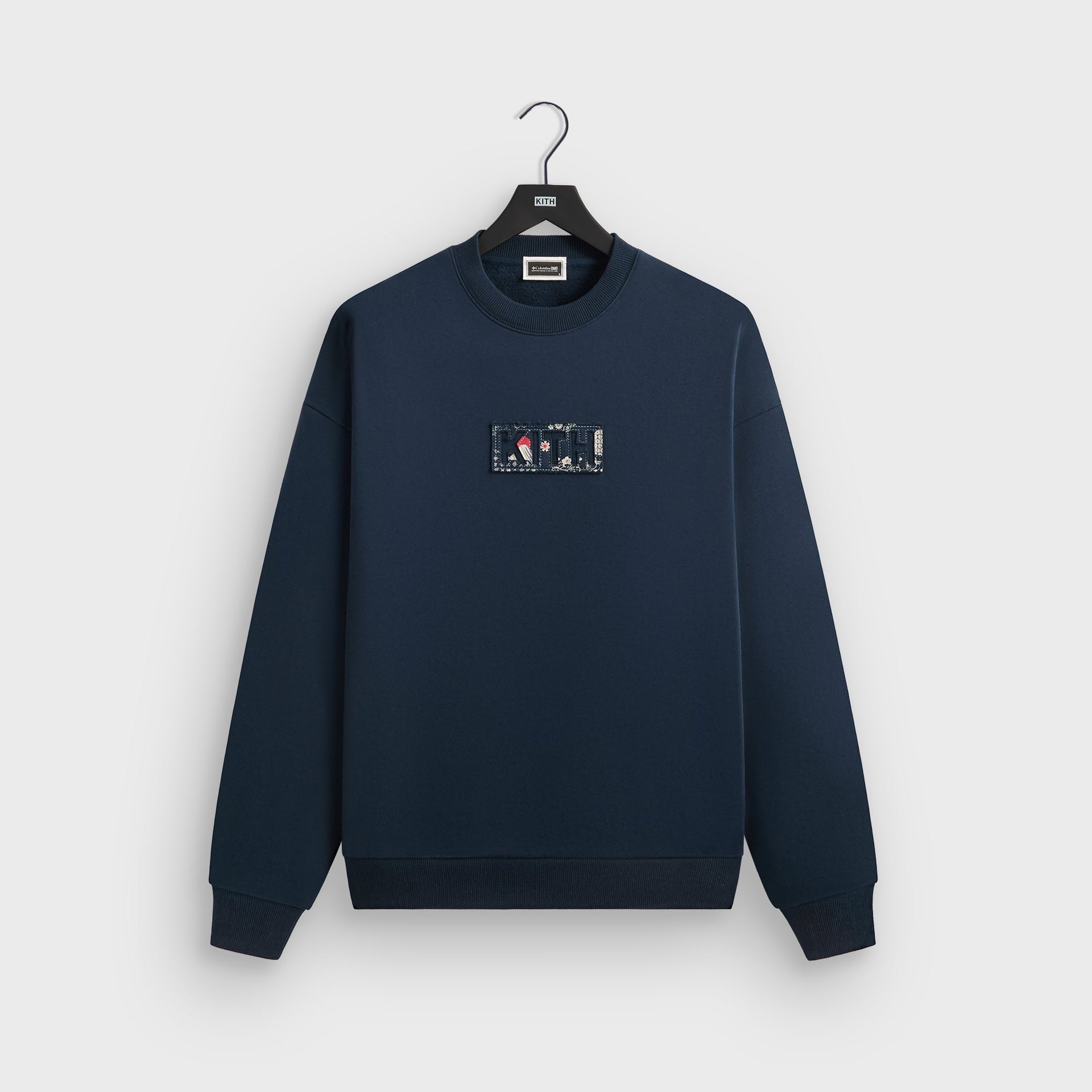 Kith for Columbia Patchwork Vintage Nelson Crewneck - Nocturnal