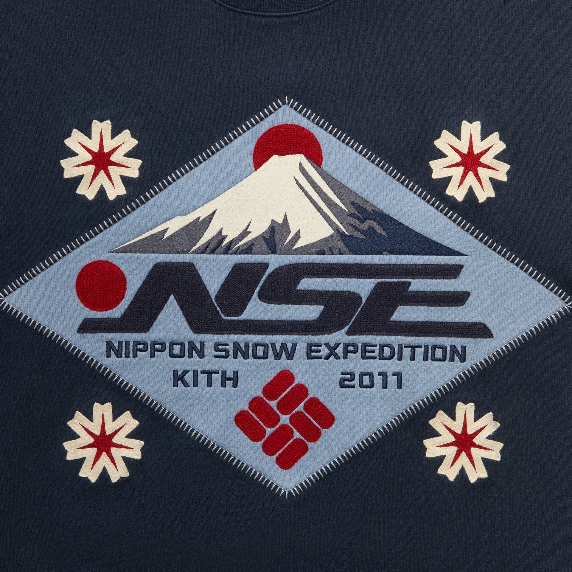 Kith for Columbia Patch Crewneck - Nocturnal - PH