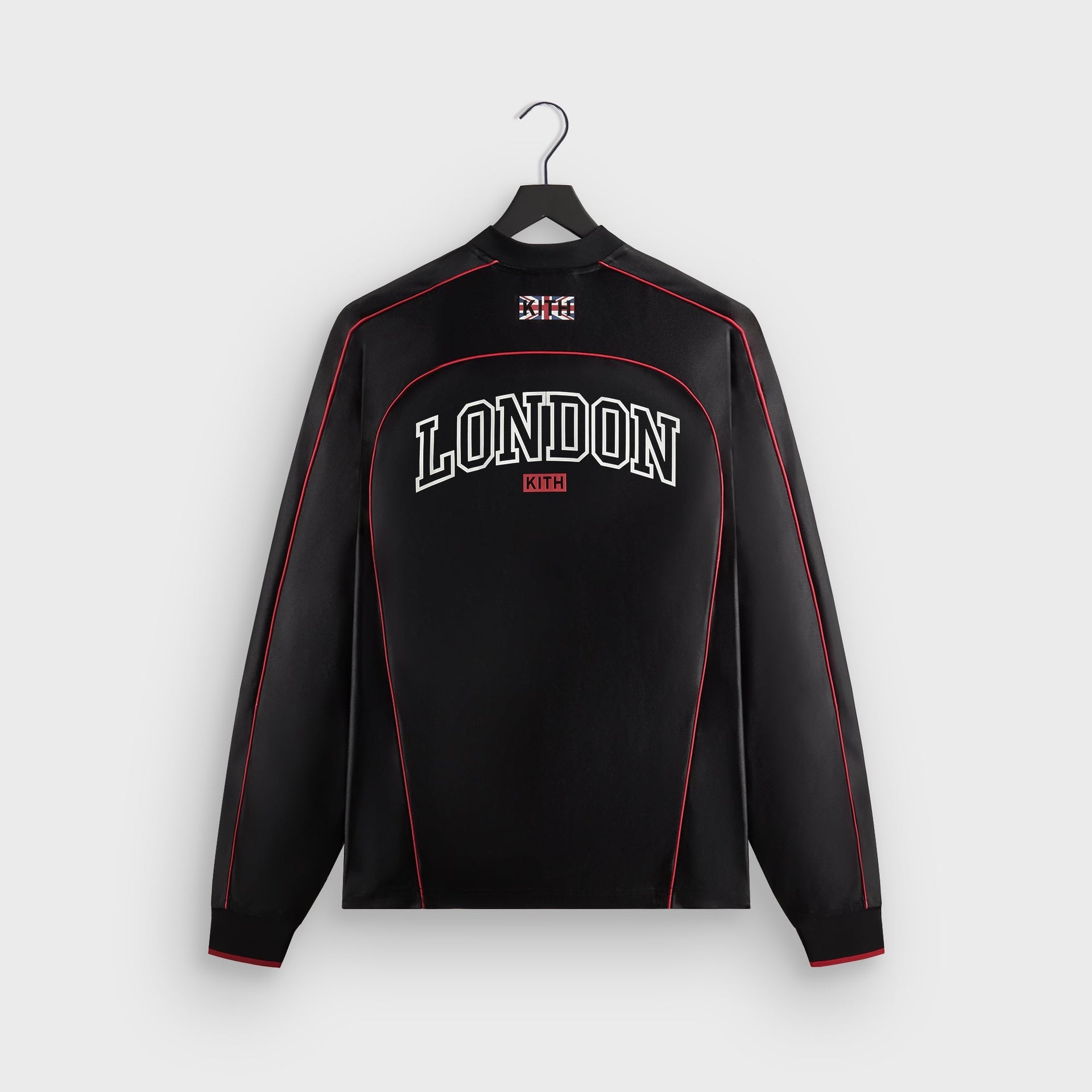 Kith London Long Sleeve Agu Soccer Jersey - Black - PH