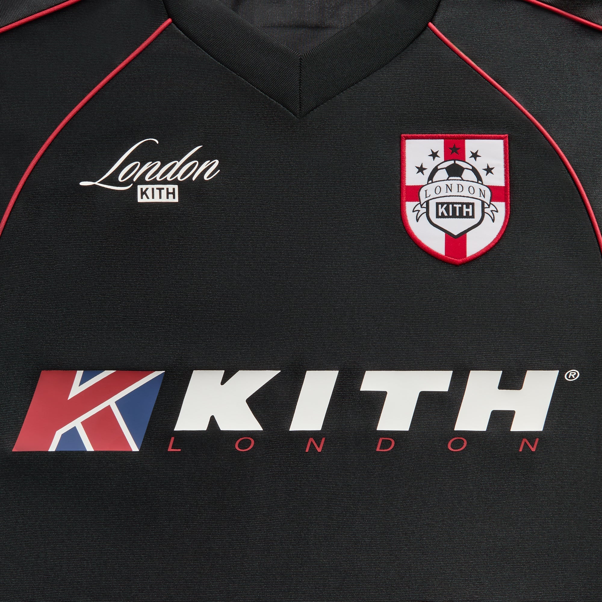 Kith London Long Sleeve Agu Soccer Jersey - Black – Kith Europe