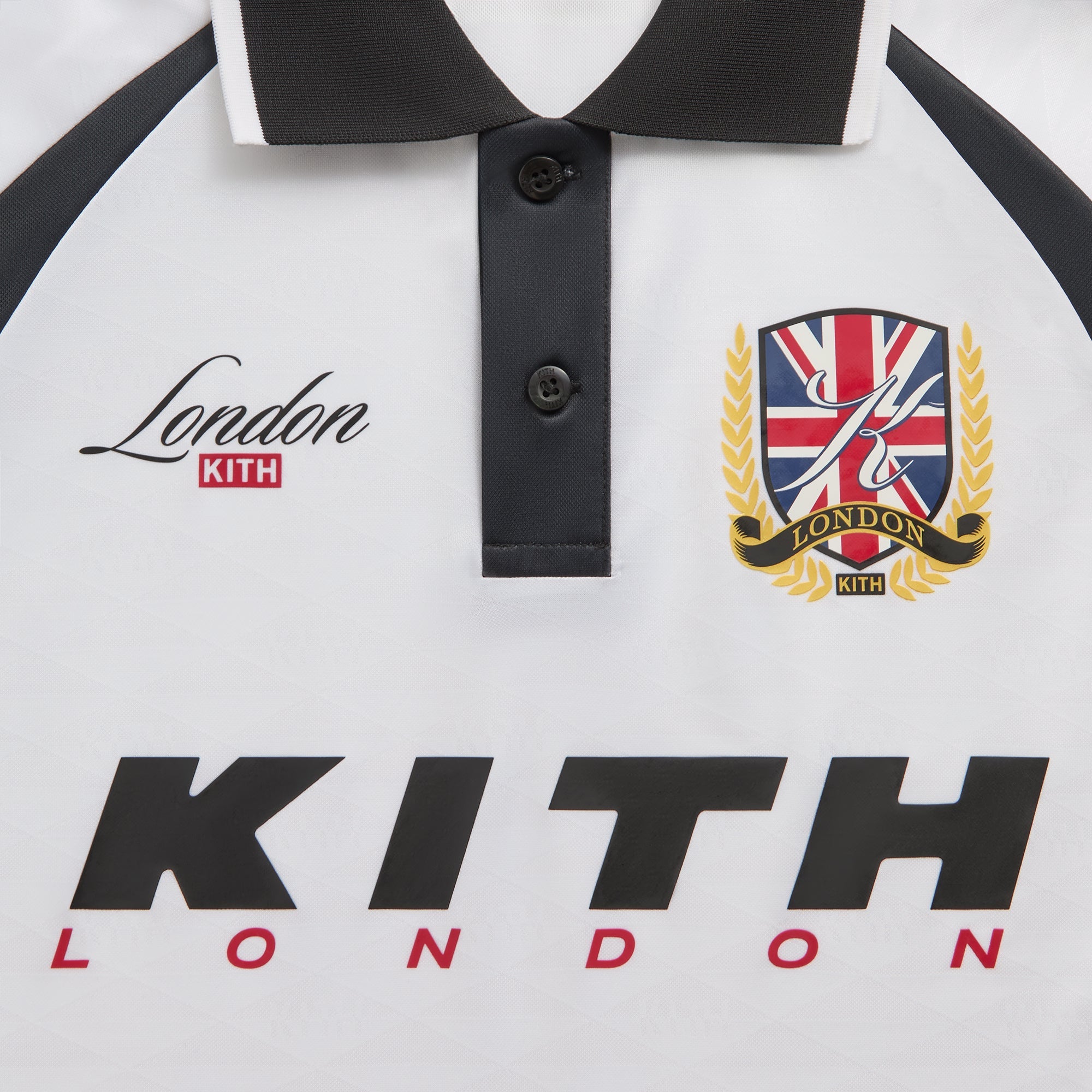 Kith London Polo Soccer Jersey - White – Kith Europe