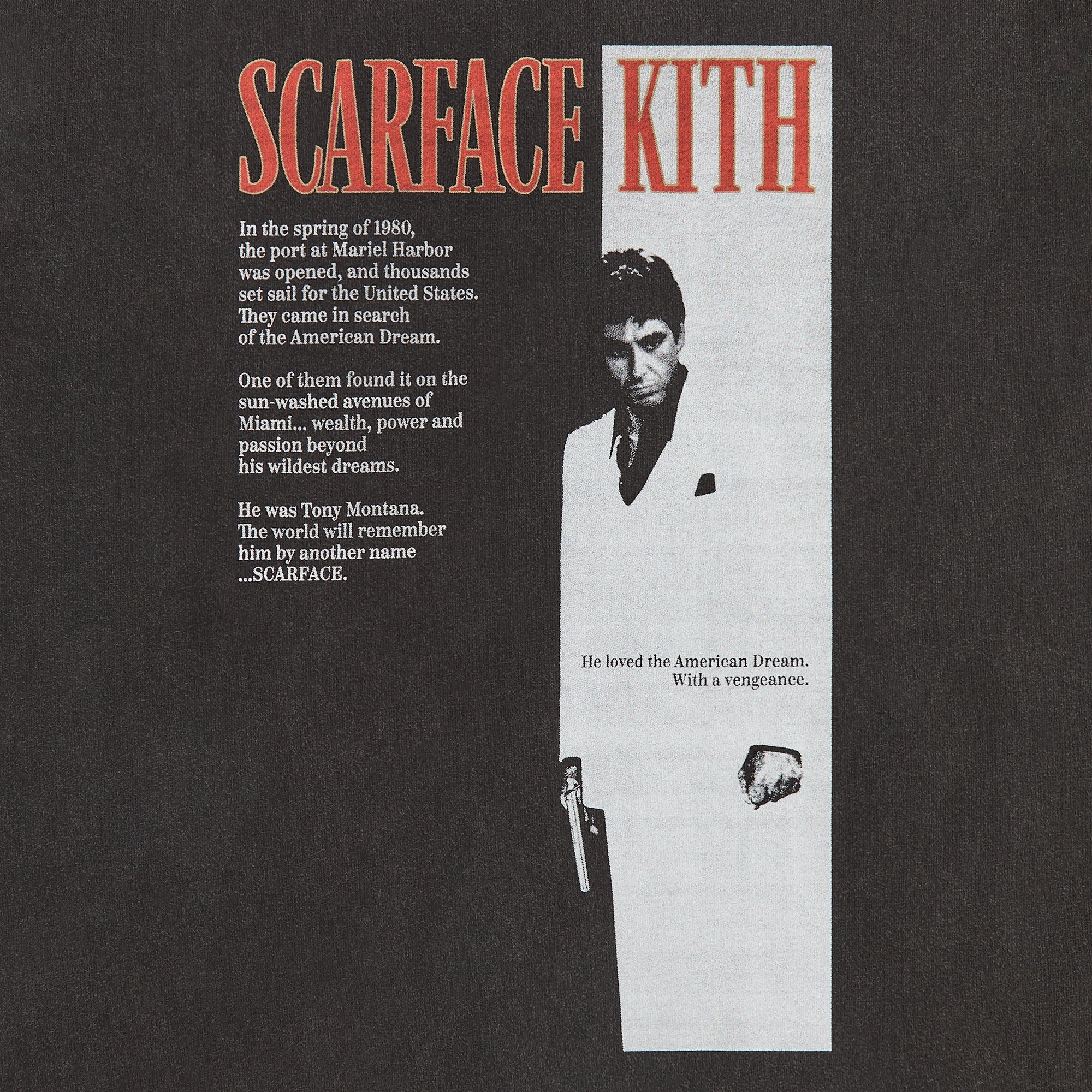 Kith for Scarface Elvira Portrait Tee - Black – Kith Europe