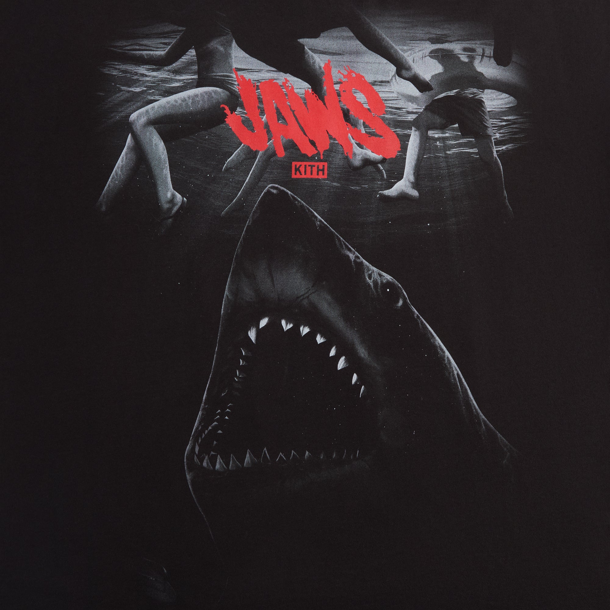 Kith for JAWS Underwater Vintage Tee - Black – Kith Europe