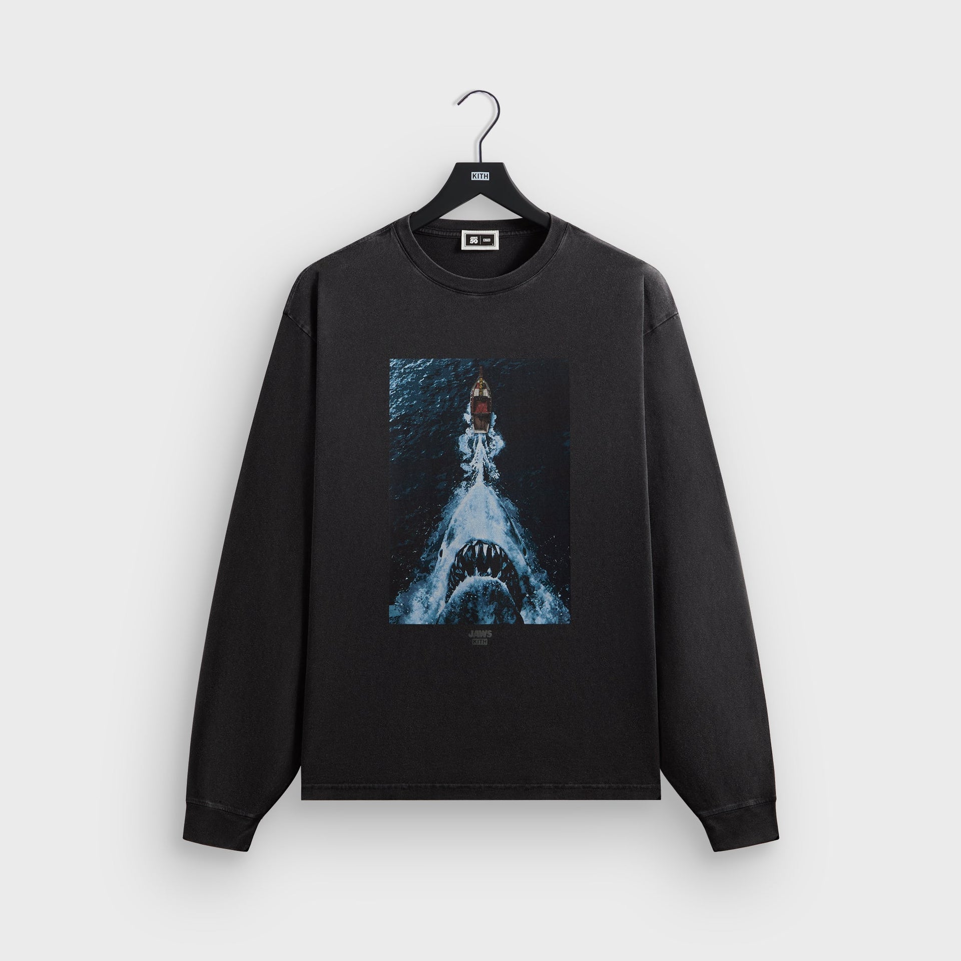 Kith for JAWS Boat Poster Vintage Tee - Black