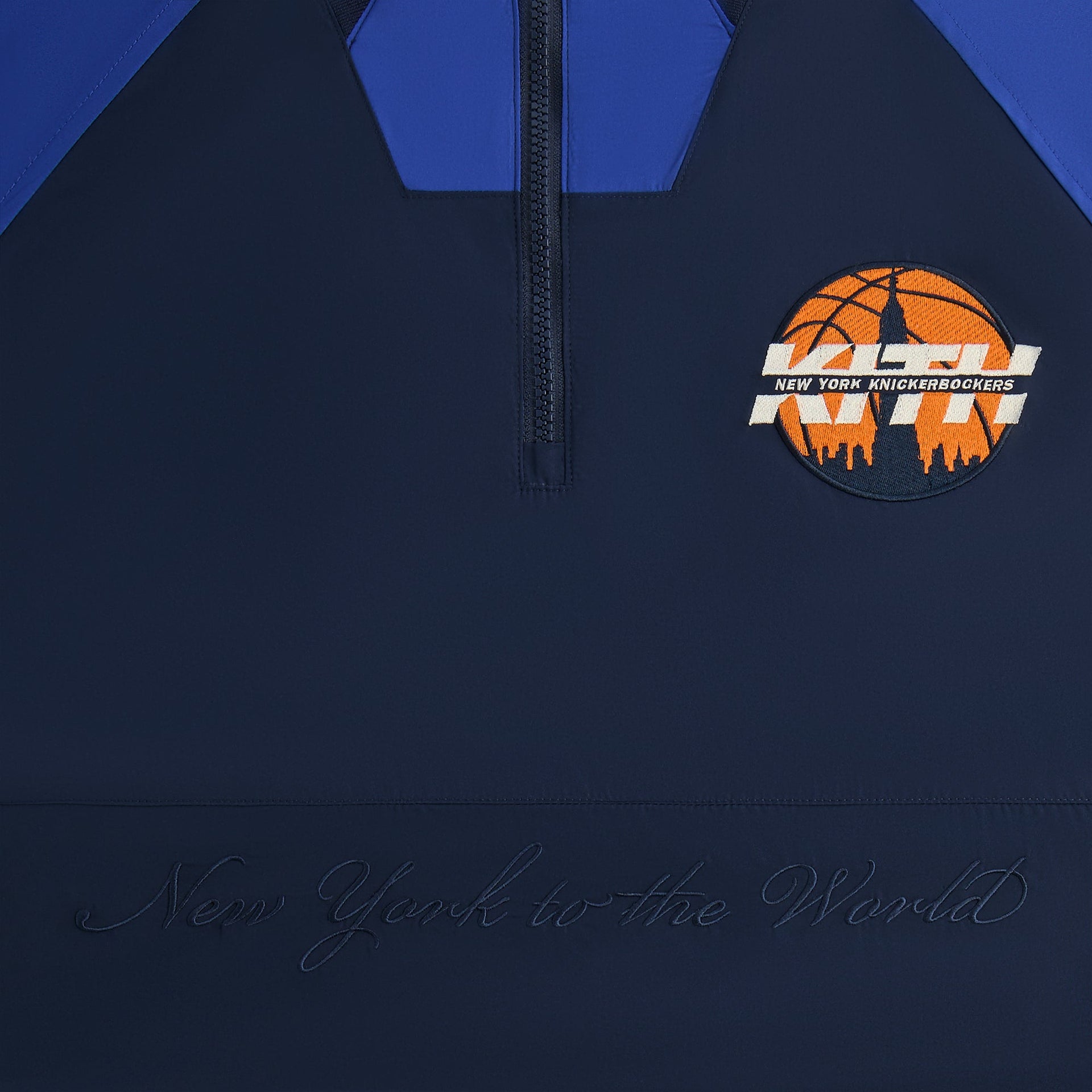 Kith for the New York Knicks Nylon Quarter Zip - Nocturnal