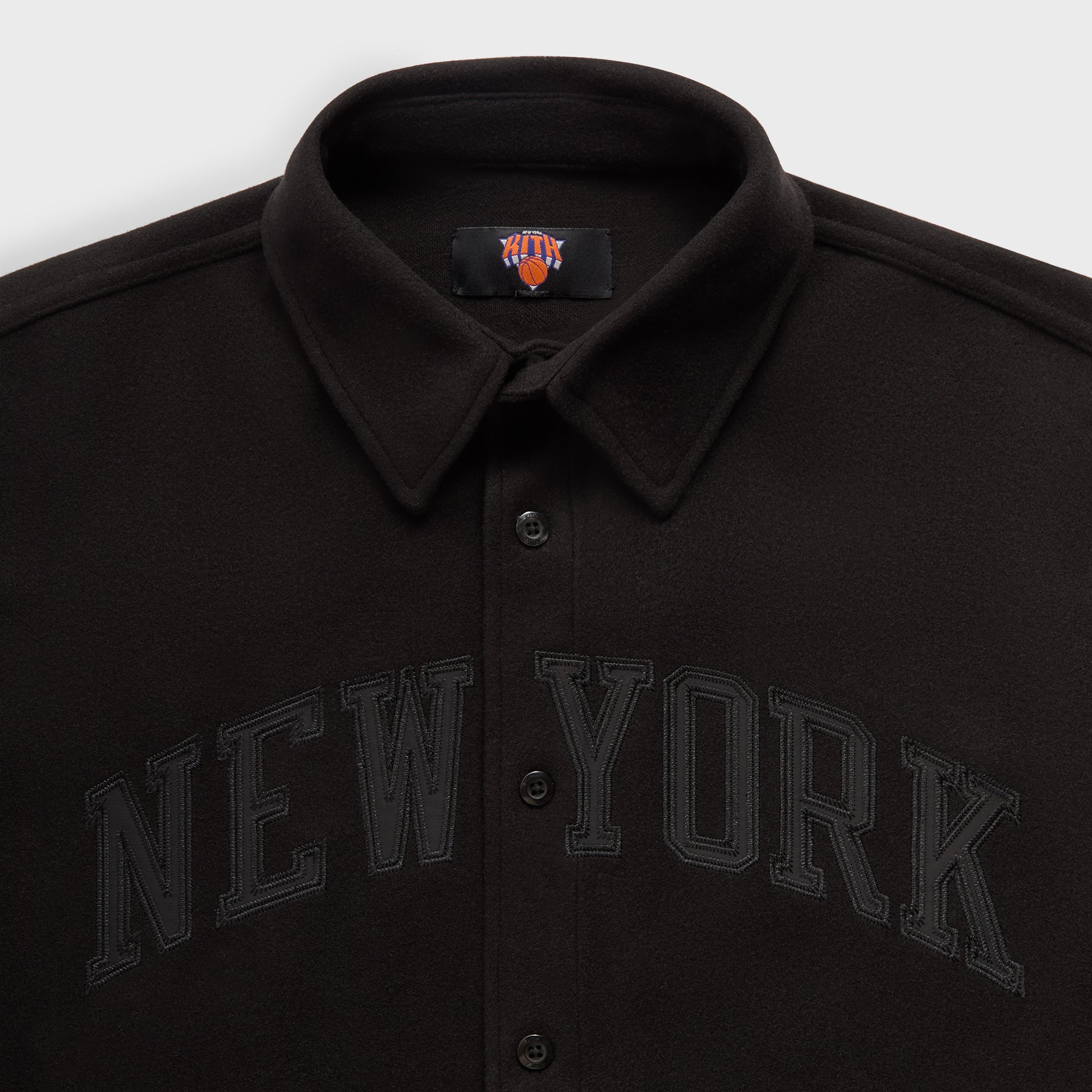 Kith for the New York Knicks Felted Apollo Shirt - Black – Kith Europe