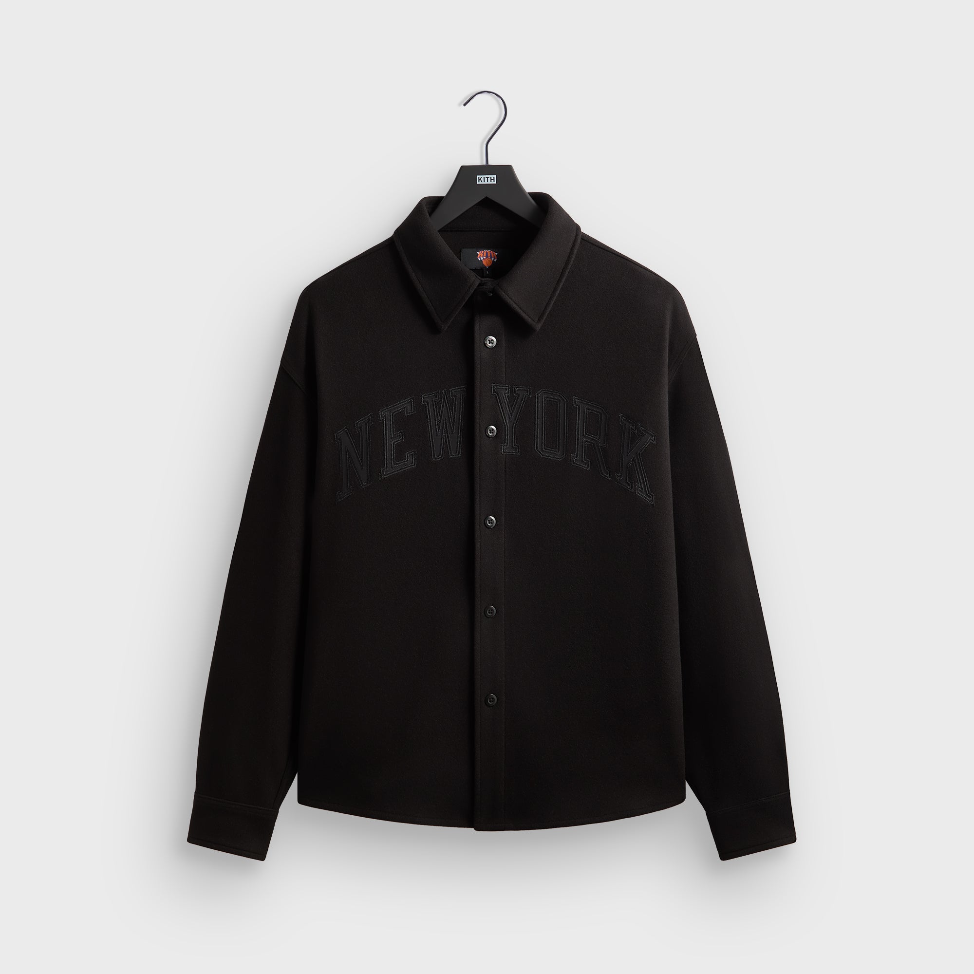 Kith for the New York Knicks Felted Apollo Shirt - Black – Kith Europe