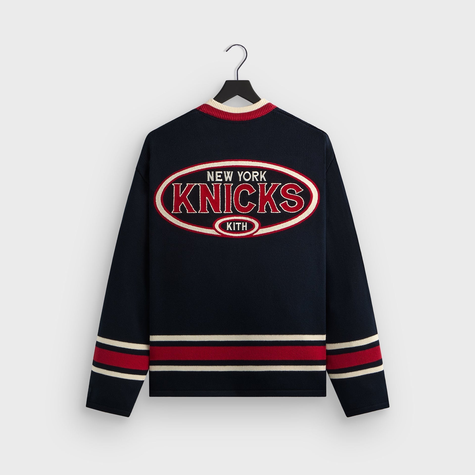 Kith for the New York Knicks Classic Beau Knit Sweater - Nocturnal - PH