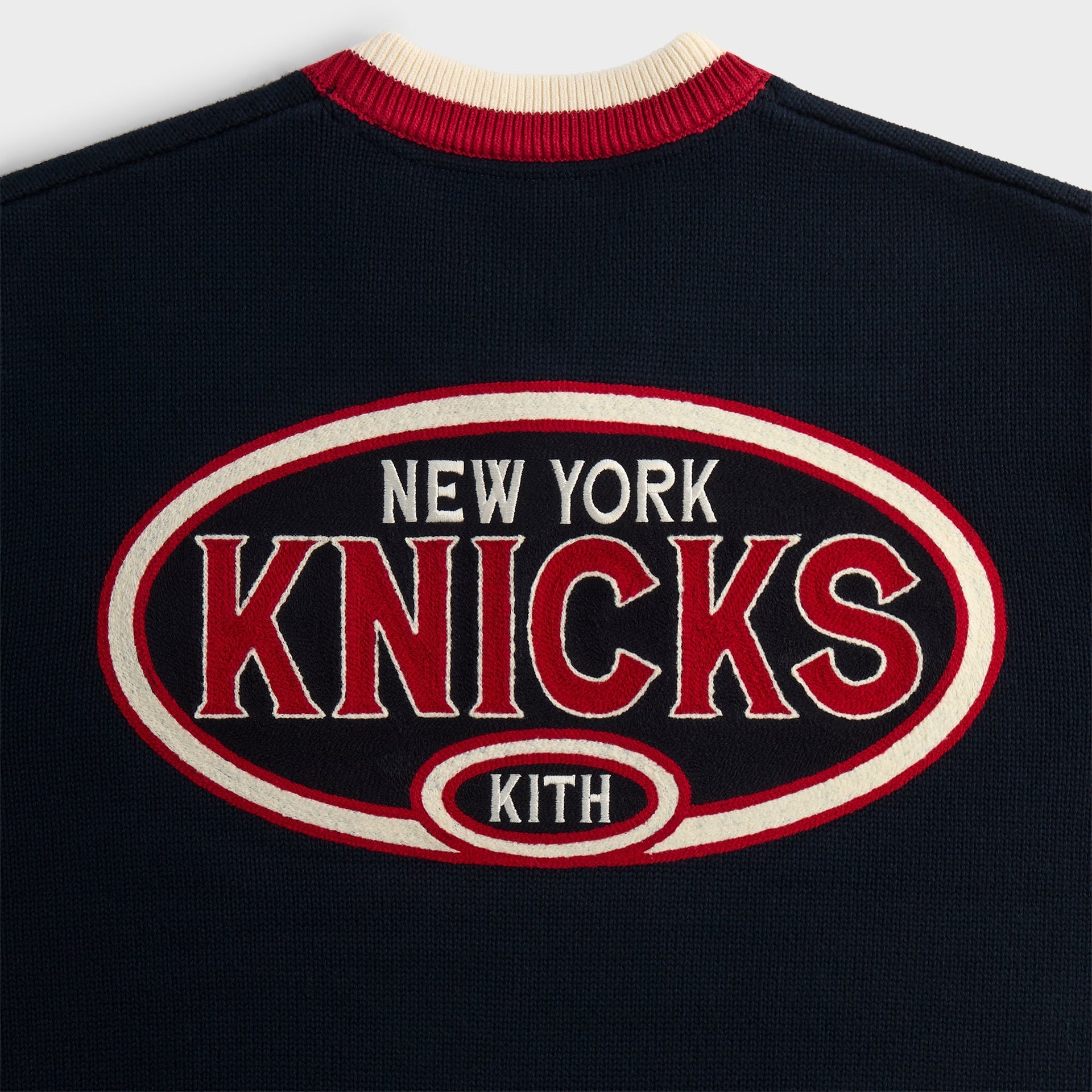Kith for the New York Knicks Classic Beau Knit Sweater - Nocturnal - PH