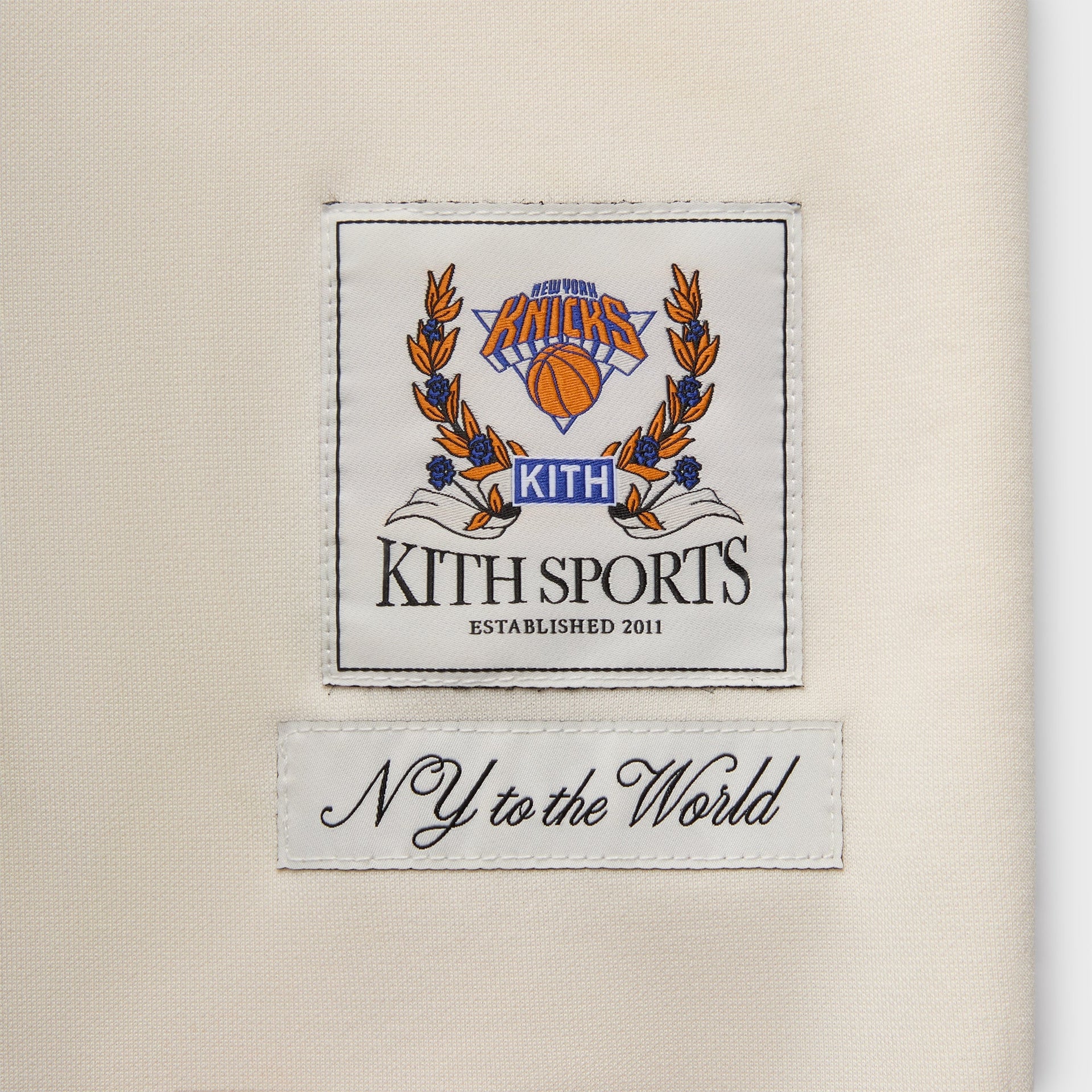 Kith for the New York Knicks Patrick Ewing Woodpoint Shirt - Sandrift - PH