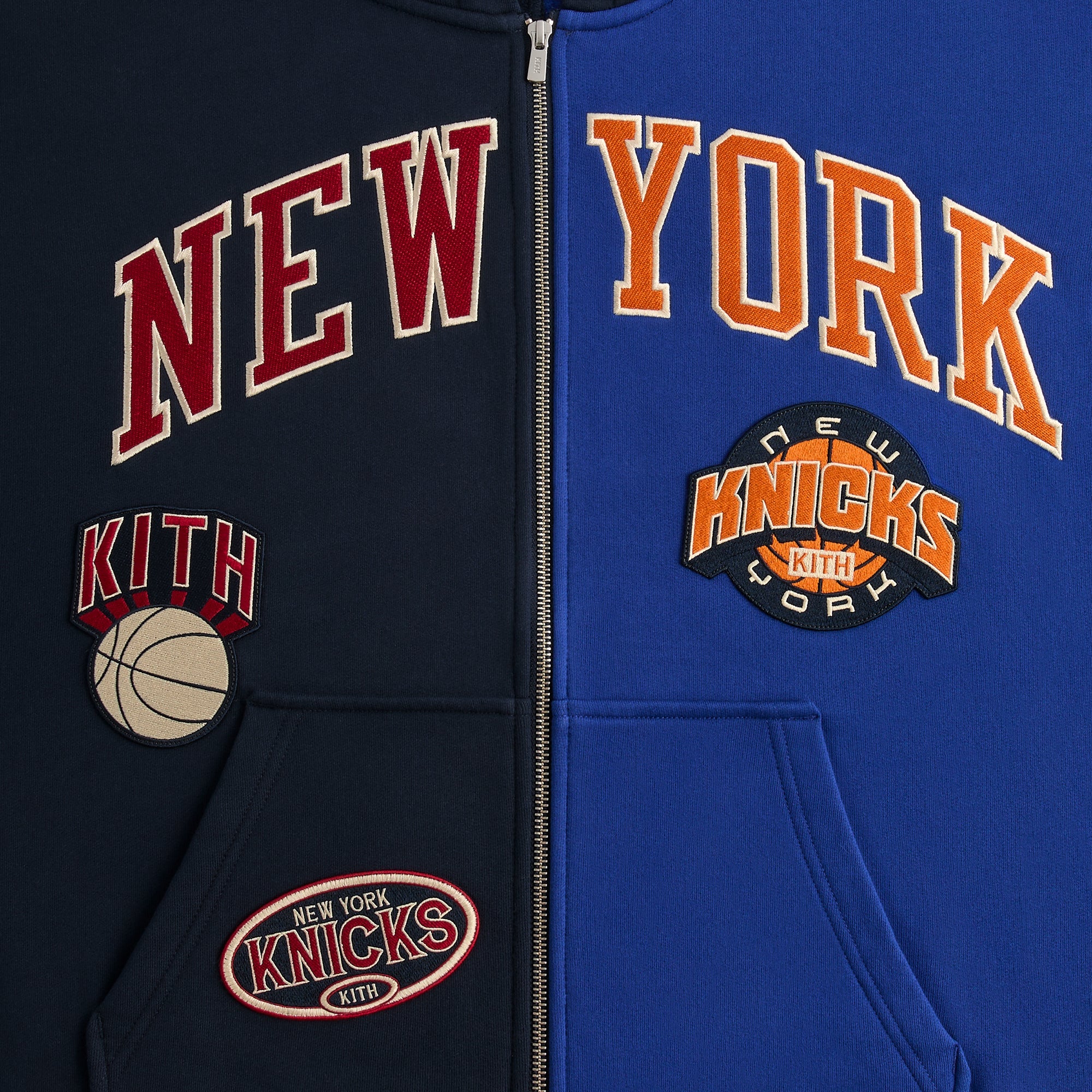 Kith for the New York Knicks Mash Up Cropped Braxton Vintage