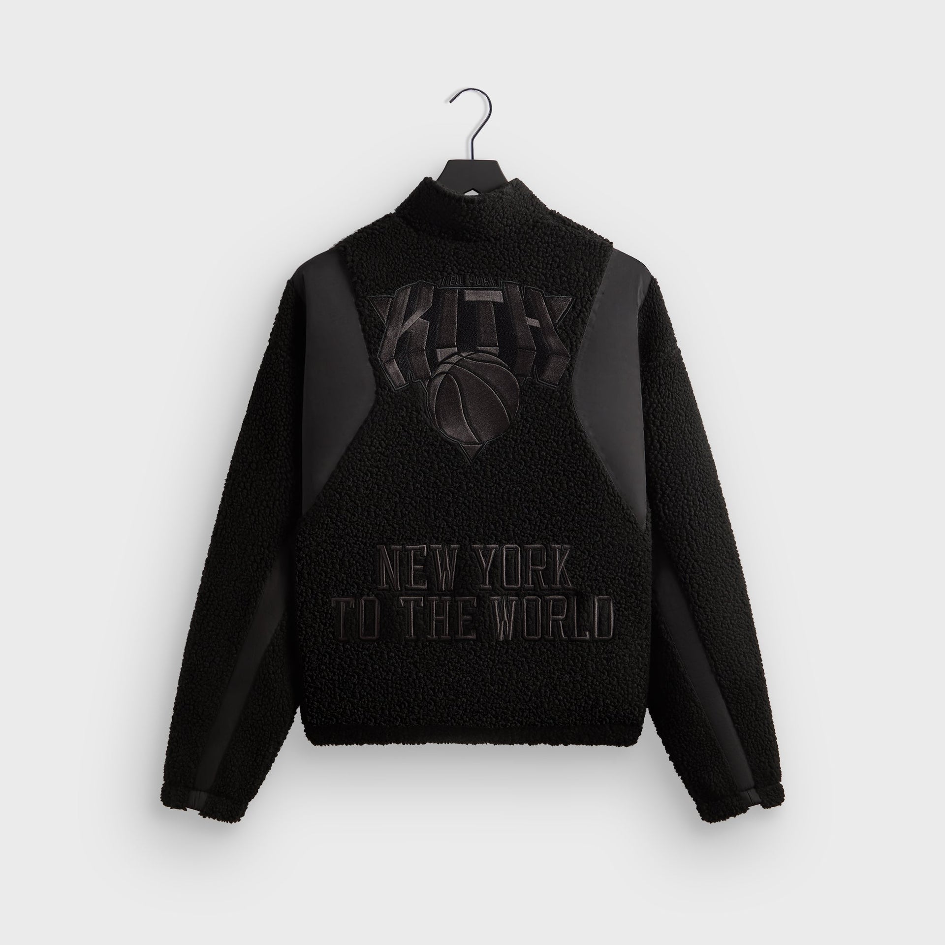 Kith for the New York Knicks New York Vintage Nelson Quarter Zip - Black