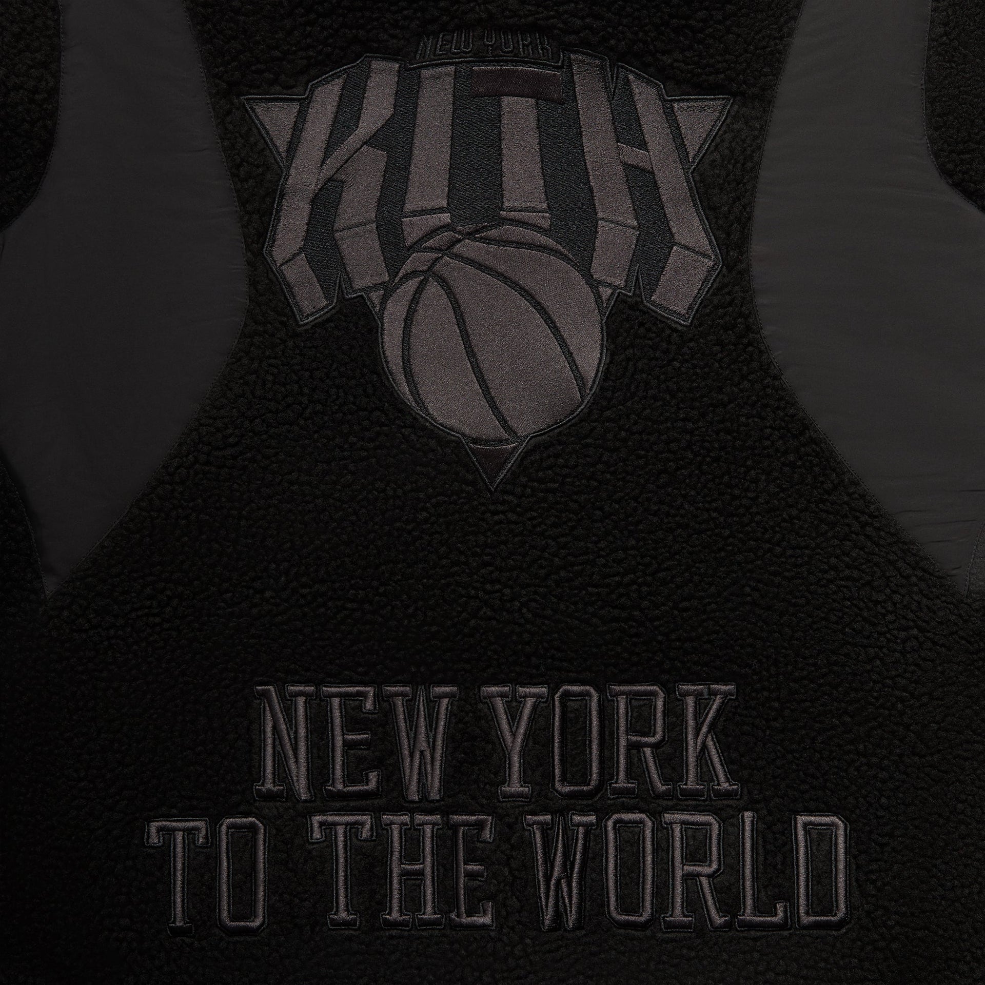 Kith for the New York Knicks New York Vintage Nelson Quarter Zip - Black