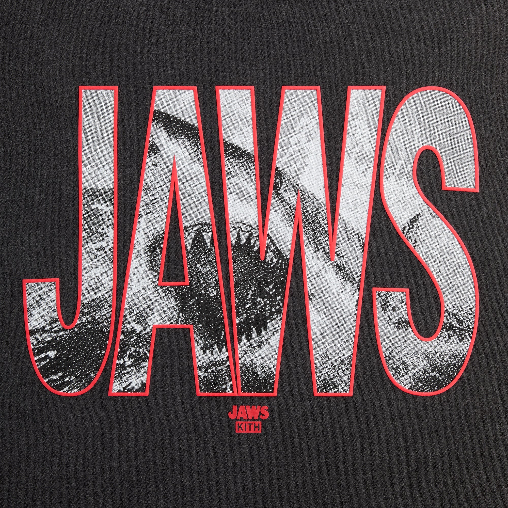 Kith for JAWS Shark Attack Vintage Tee - Black – Kith Europe