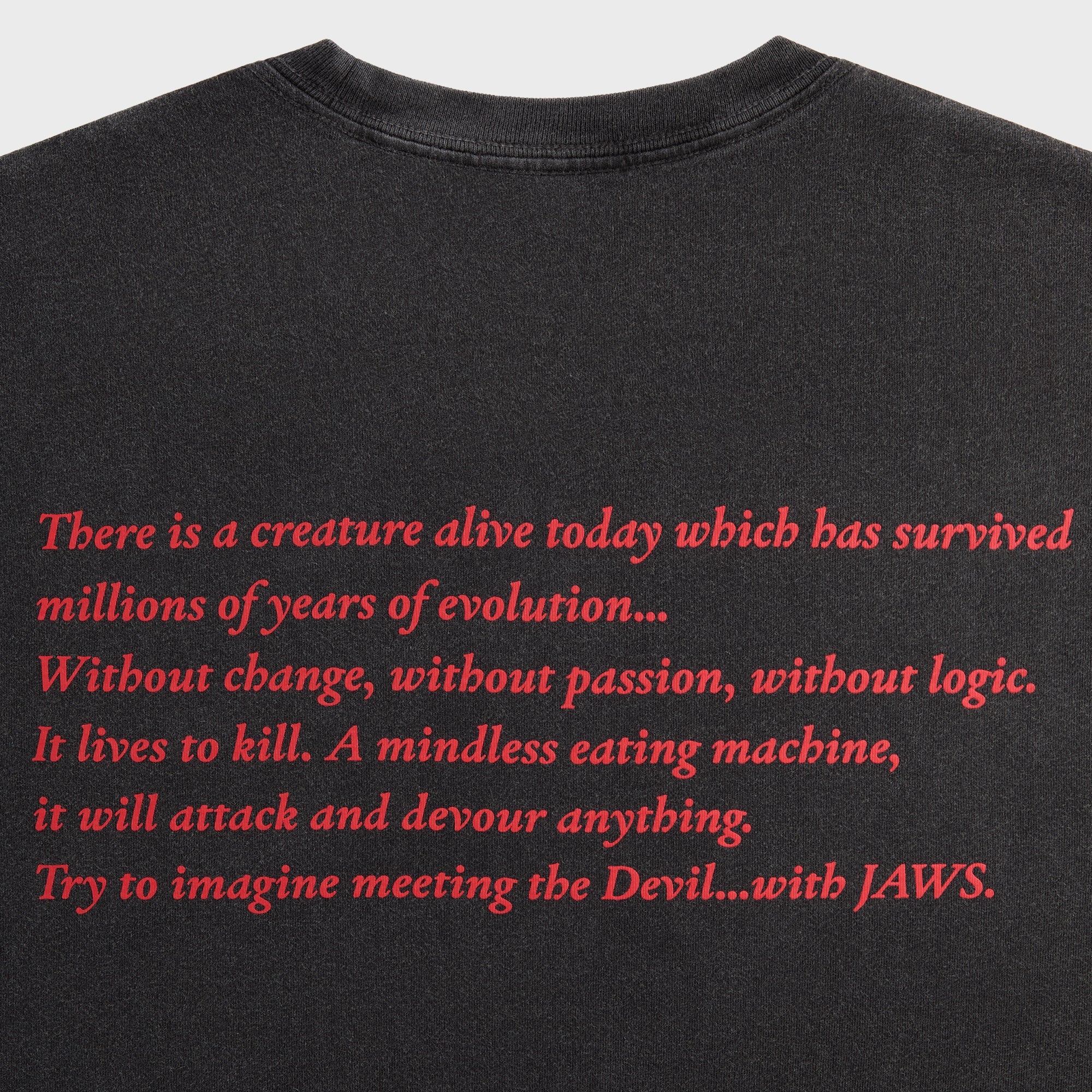 Mt.ふじkith for jaws tee Mジョーズtシャツ Kith for JAWS Shark Attack Vintage Tee - Black – Kith Europe