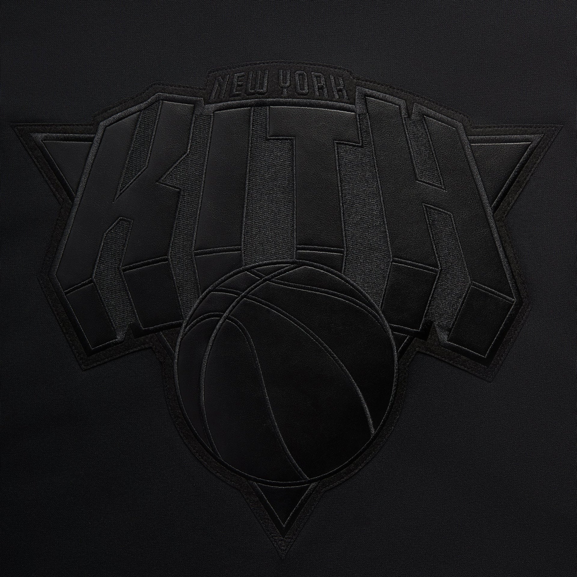 Kith for the New York Knicks Tricot Full Zip Sweater - Black - PH