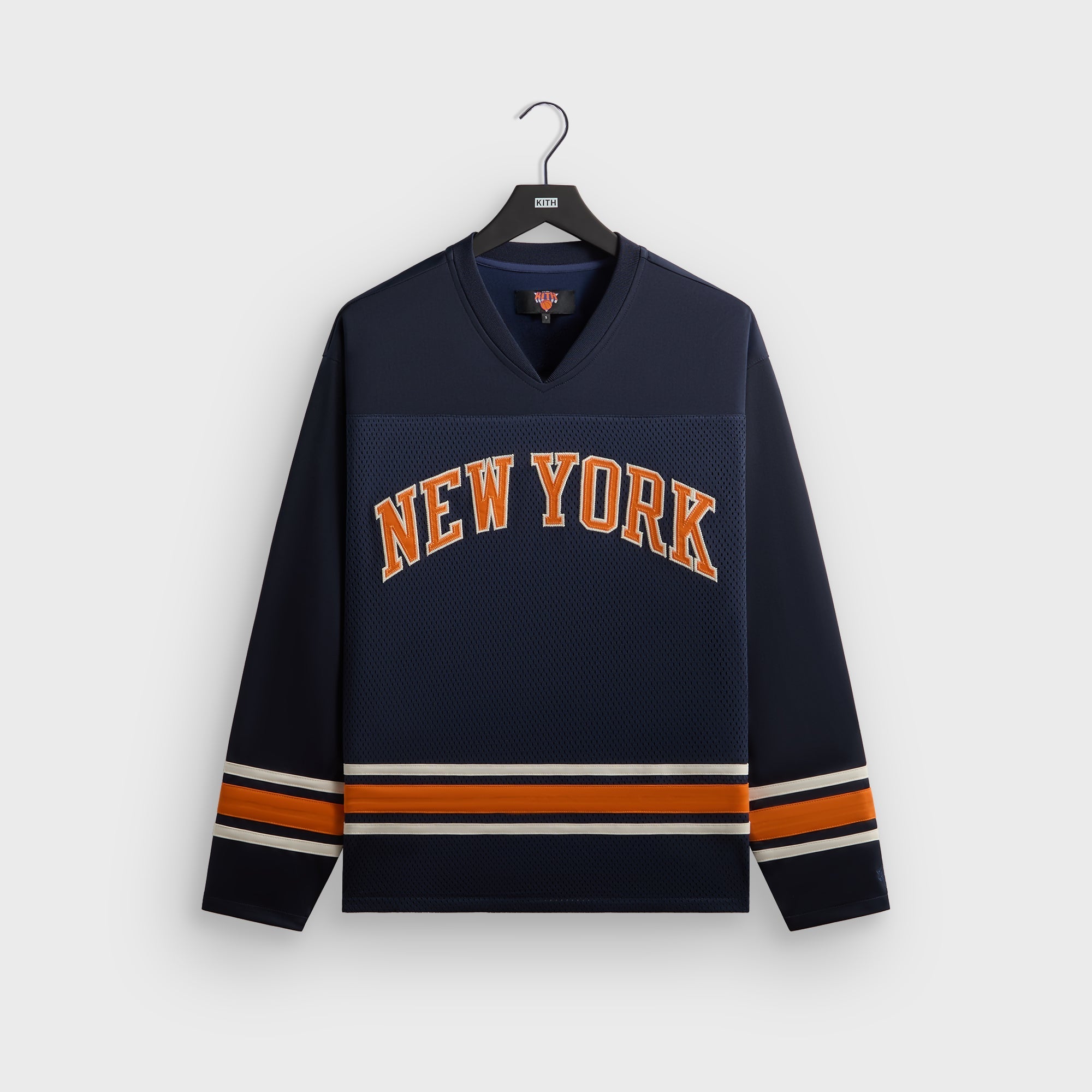 Kith for the New York Knicks Basketball Vintage Nelson Raglan