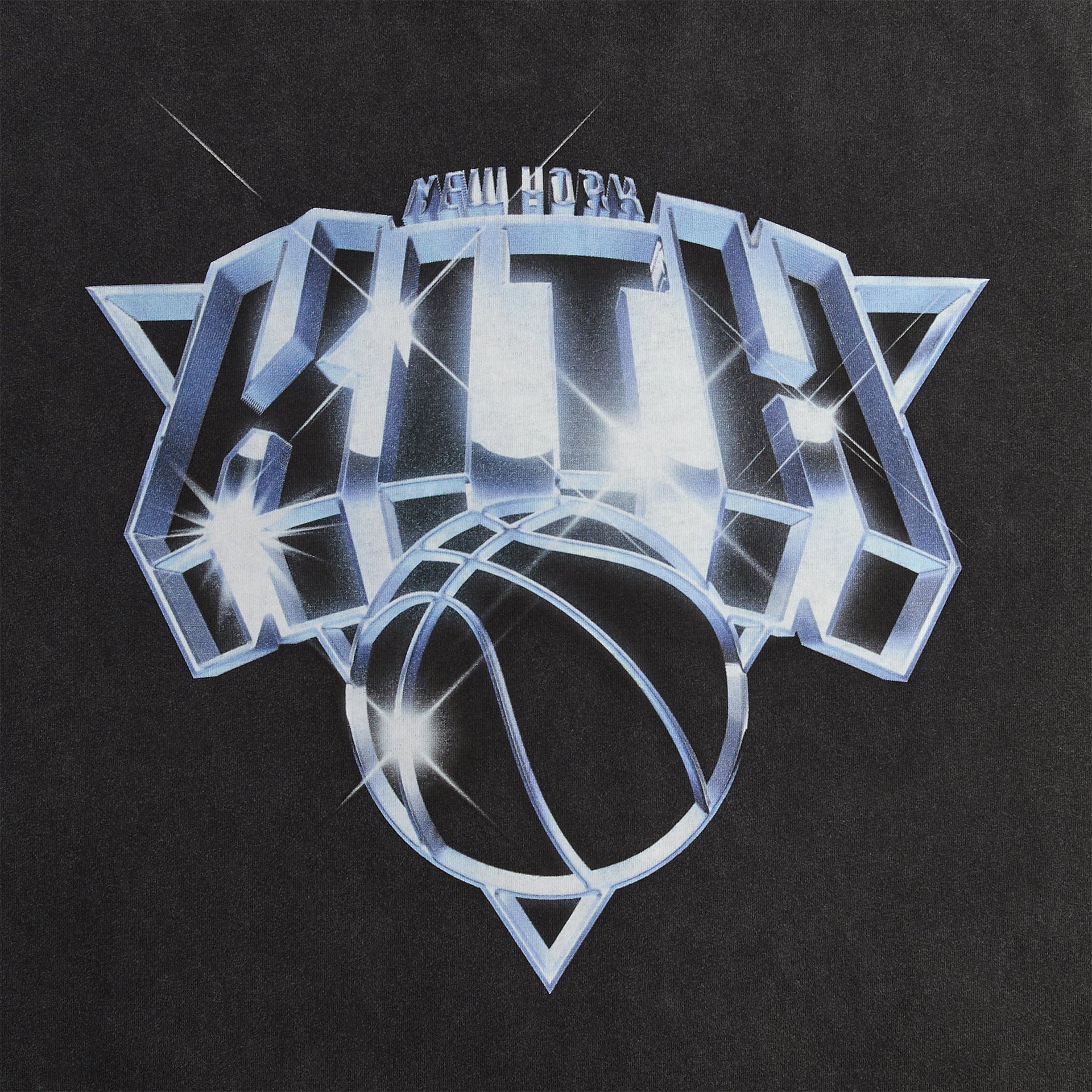 Kith for the New York Knicks Chrome Vintage Jones Tee - Black - PH