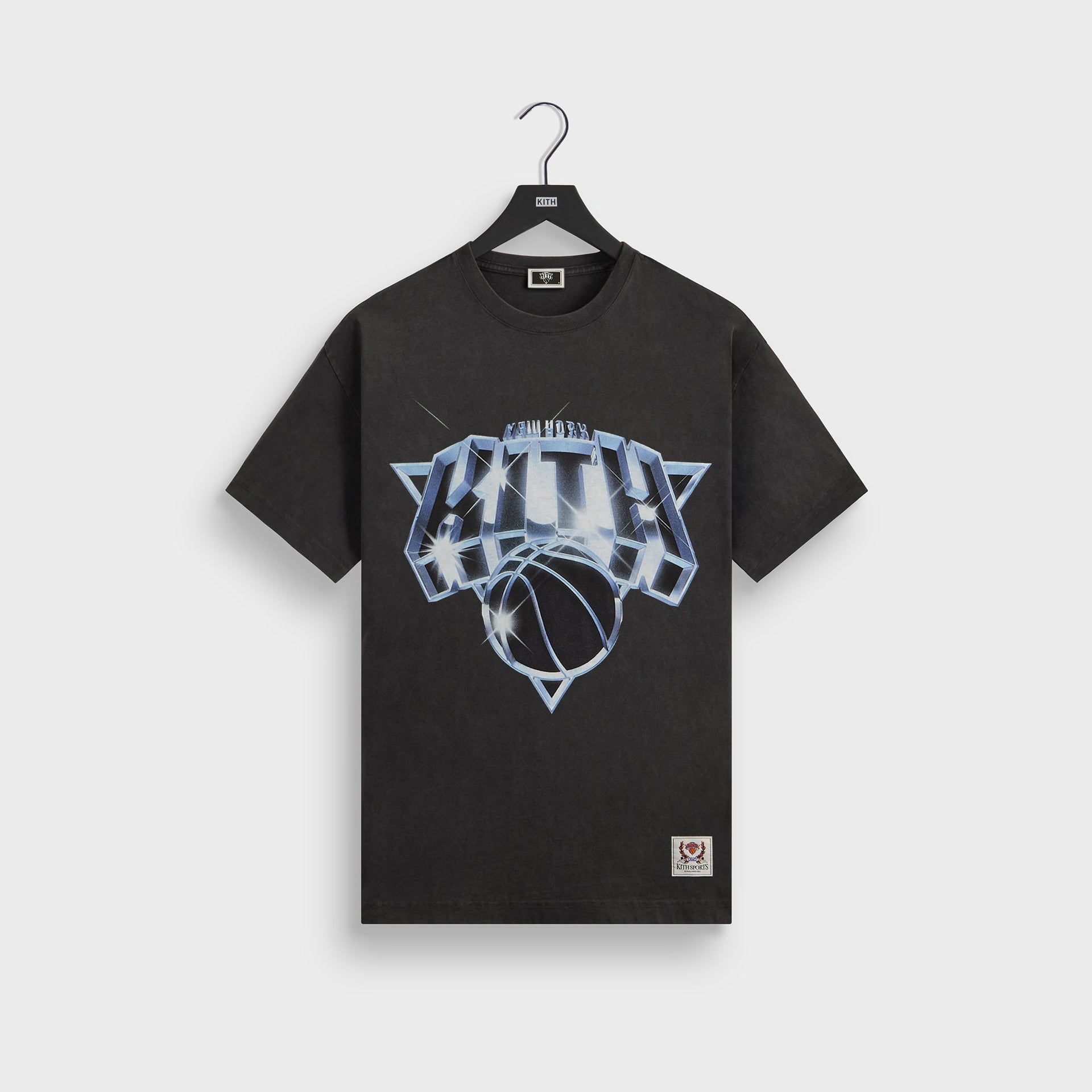 Kith for the New York Knicks Chrome Vintage Jones Tee - Black