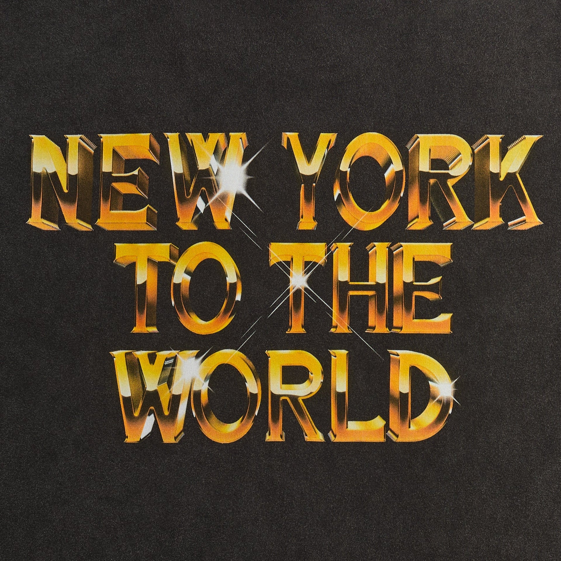 Kith for the New York Knicks Gold Vintage Jones Tee - Black - PH