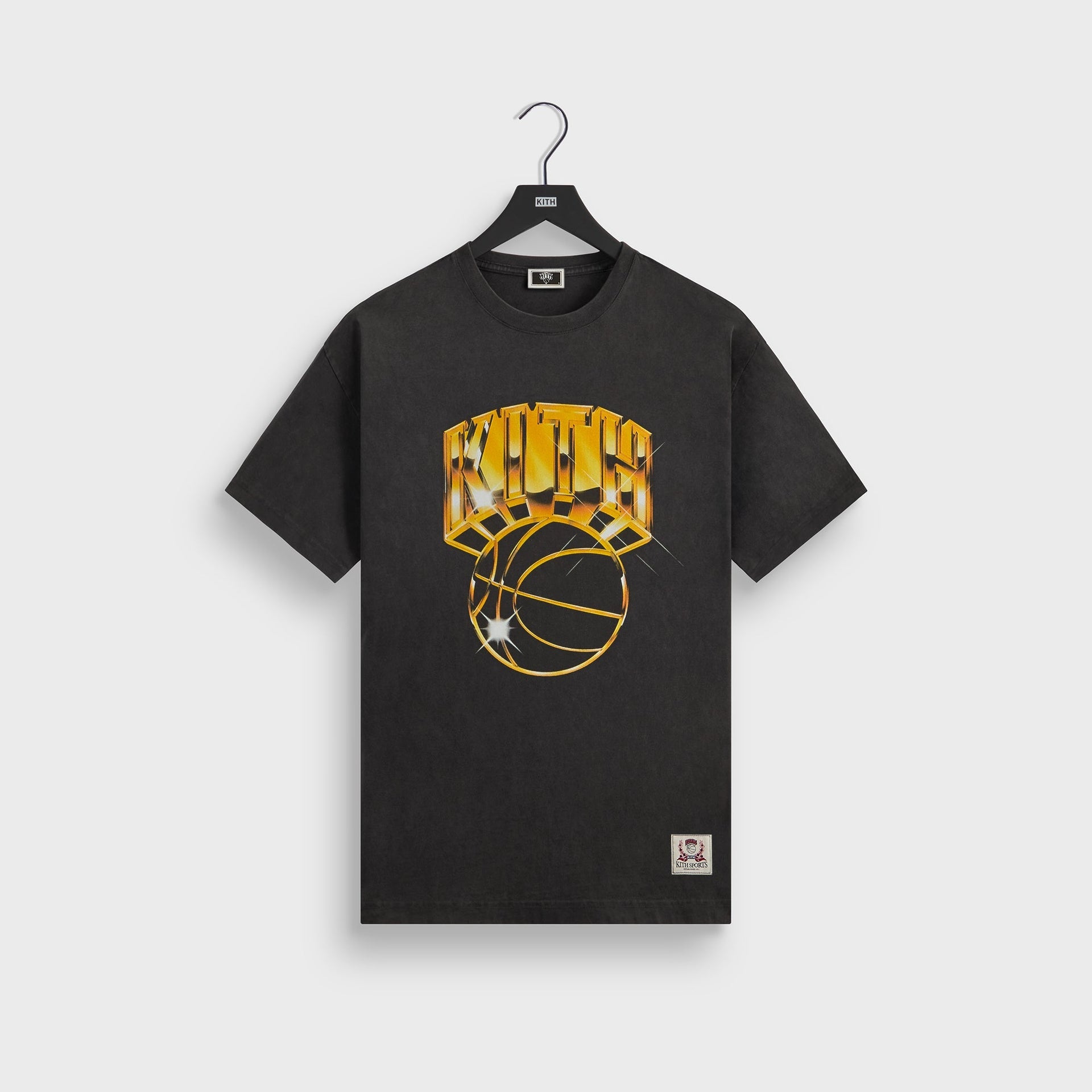 Kith for the New York Knicks Gold Vintage Jones Tee - Black - PH