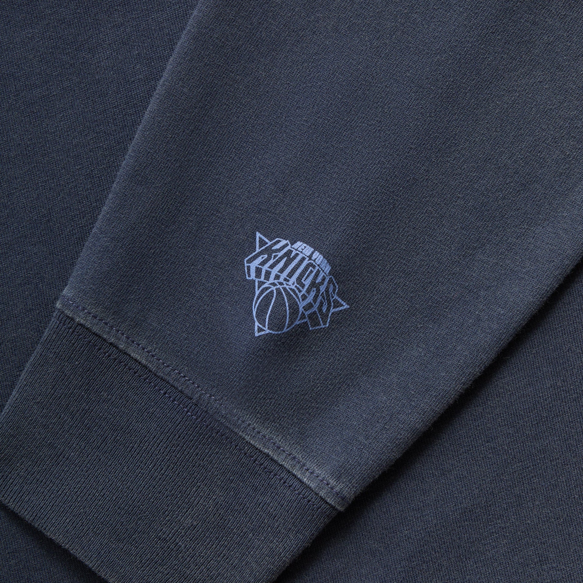 Kith for the New York Knicks Knickerbockers Long Sleeve Quinn Vintage Tee - Nocturnal - PH