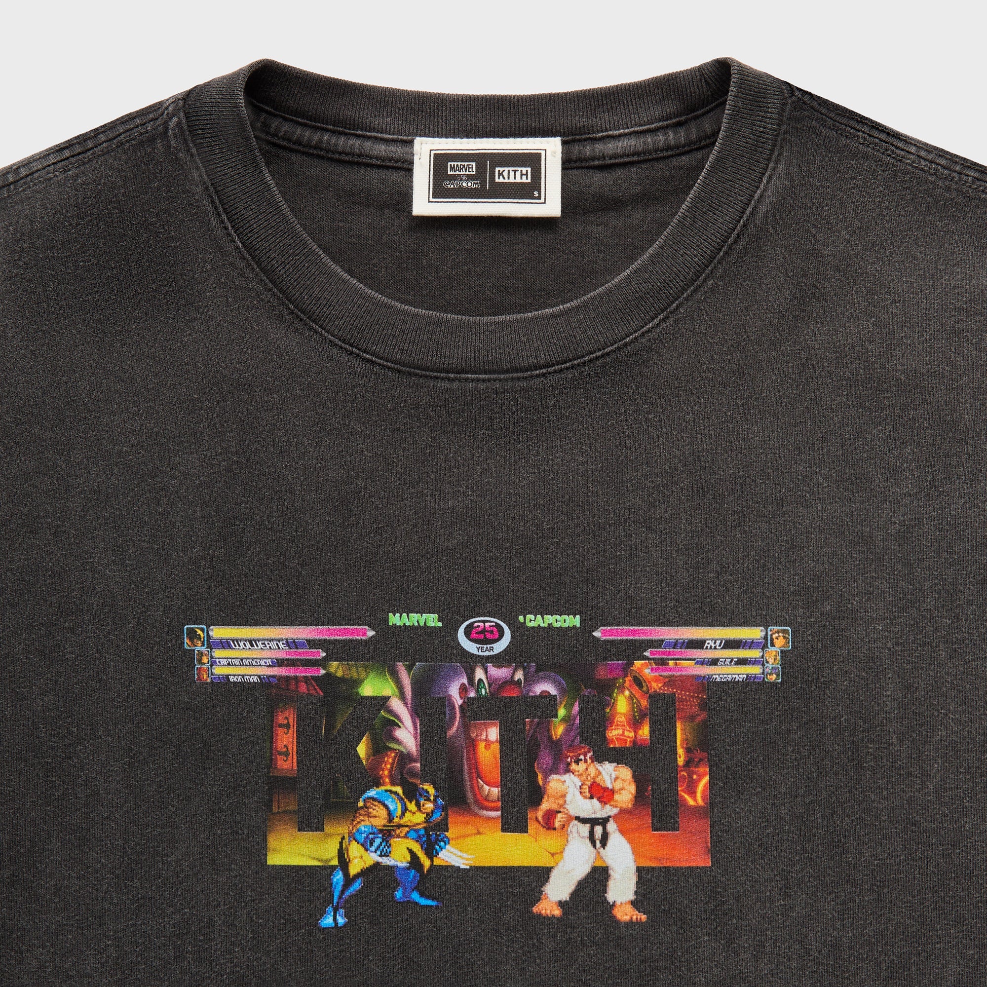 Marvel vs. Capcom | Kith Circus Vintage Tee - Black – Kith Europe