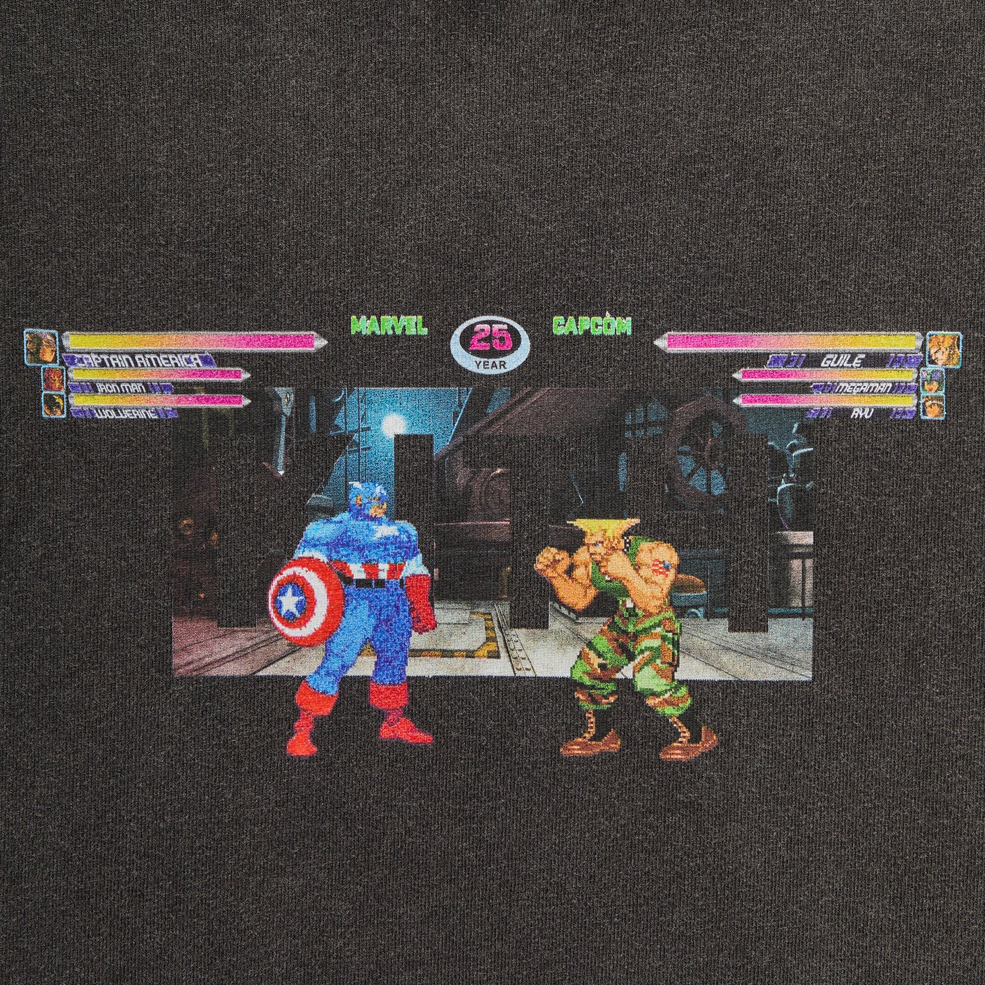Marvel vs. Capcom | Kith Industrial Vintage Tee - Black