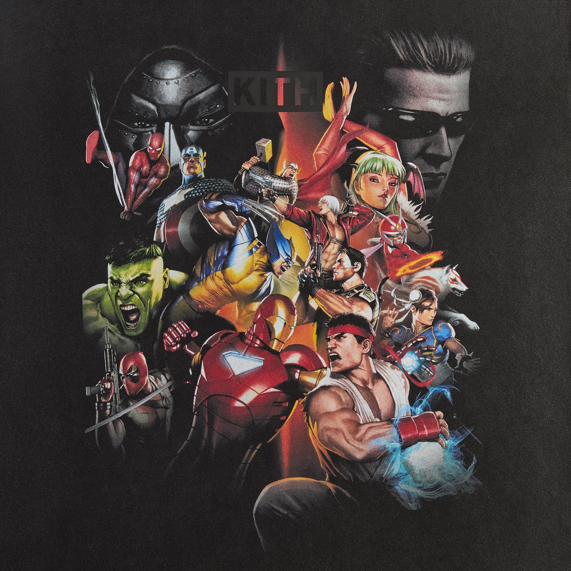Marvel vs. Capcom | Kith Ultimate Vintage Tee - Black – Kith Europe