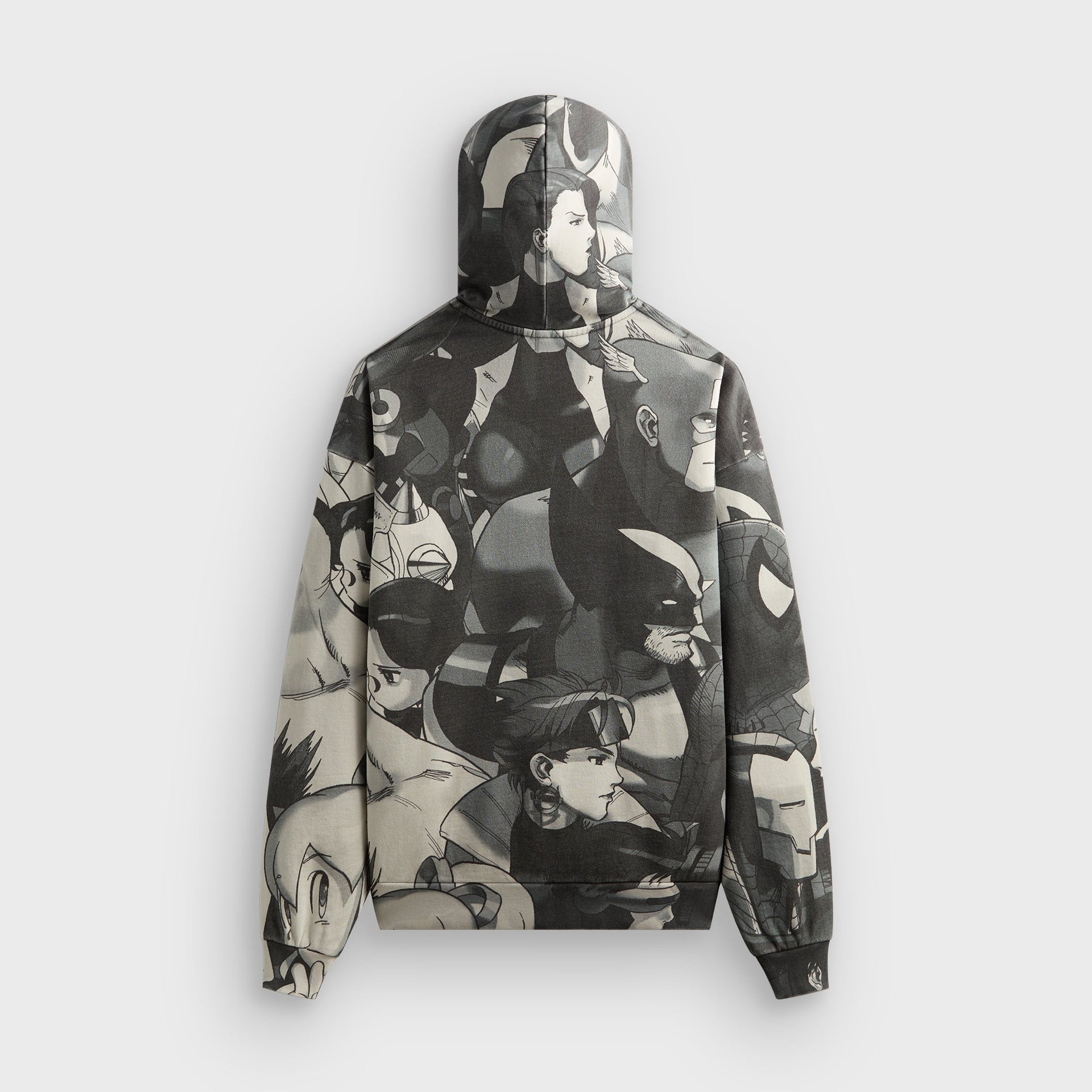 Marvel vs. Capcom | Kith Fighter All-Over Printed Vintage Nelson Hoodie - Sandrift - PH