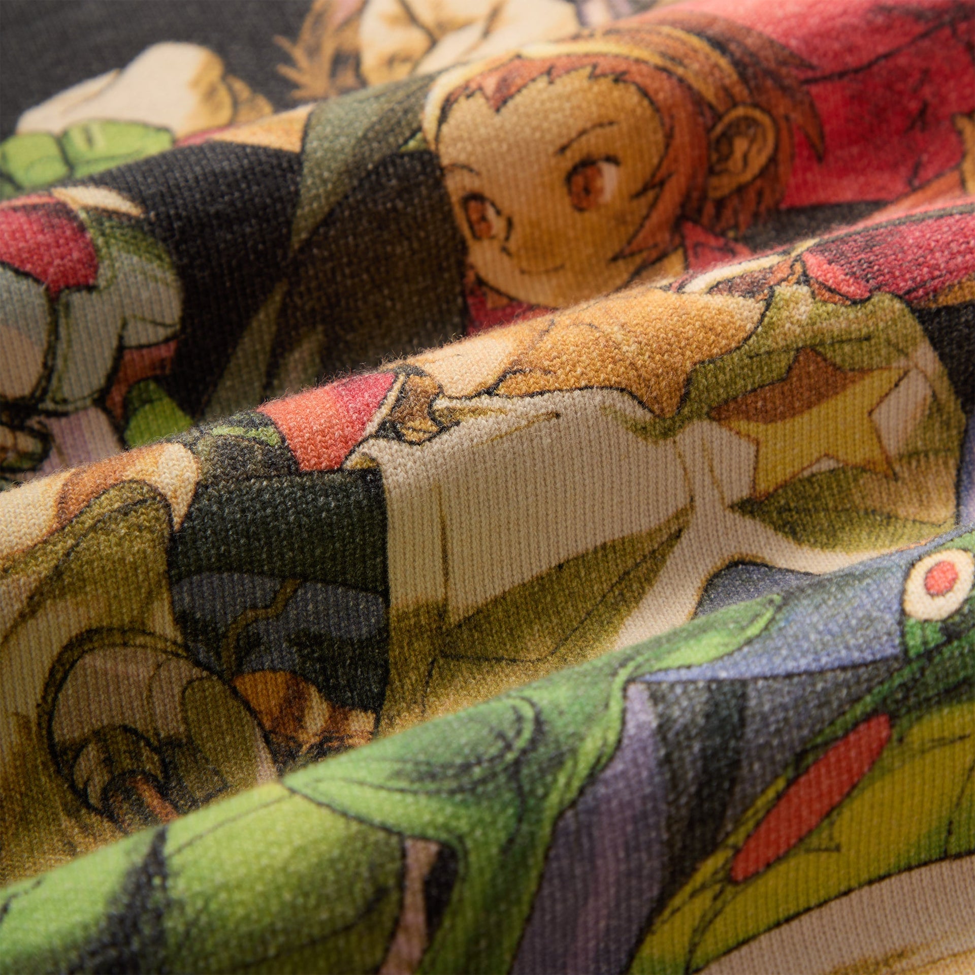 Marvel vs. Capcom | Kith Fighter All-Over Printed Vintage Nelson Hoodie - Sandrift