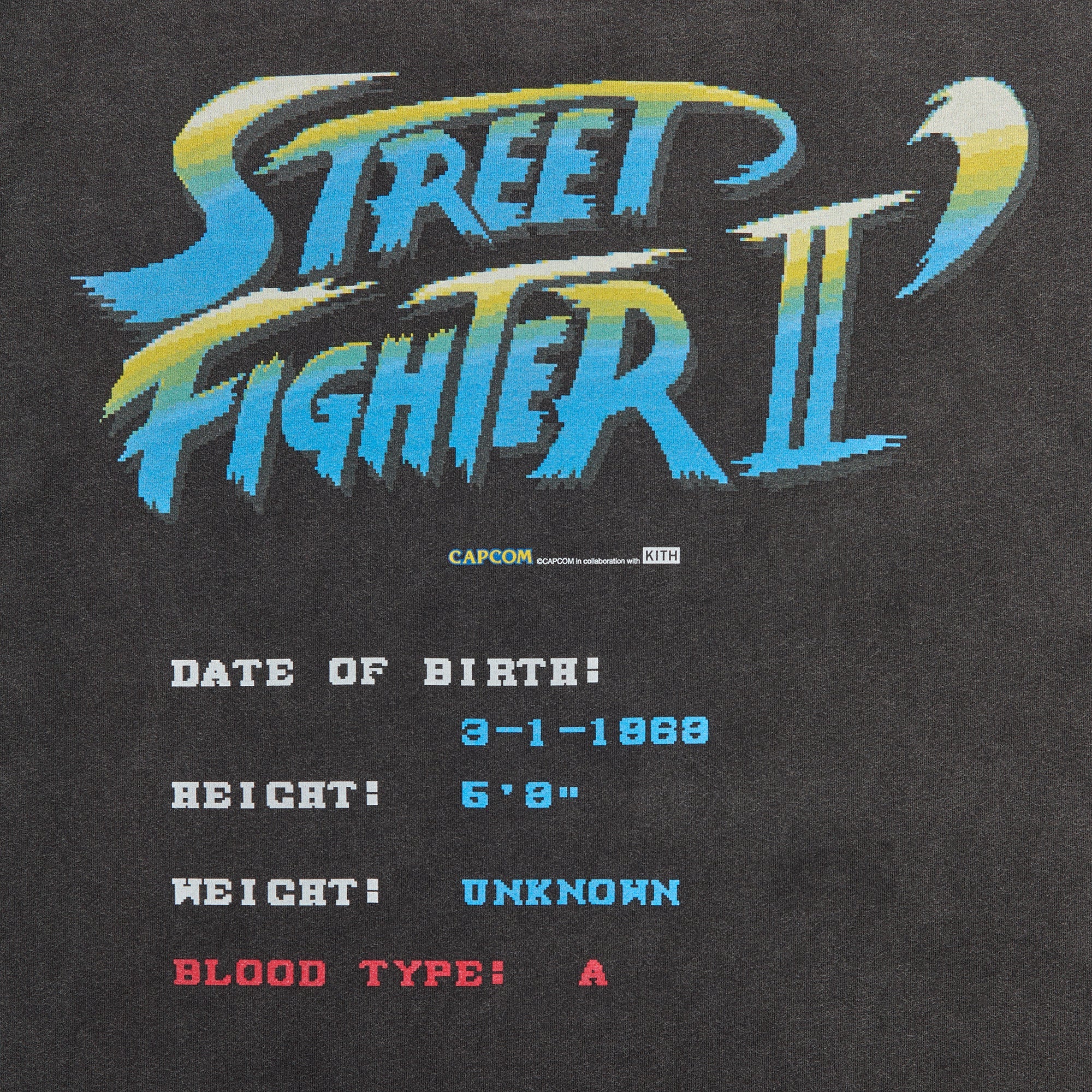 Capcom | Kith Chun Li Champion Edition Vintage Tee - Black – Kith